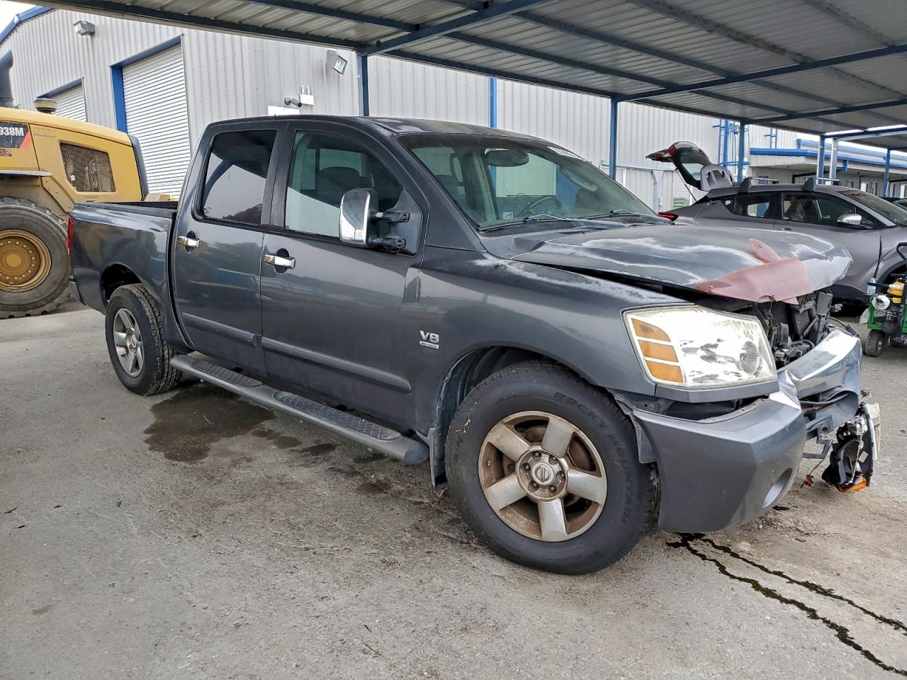 2004 Nissan Titan Xe Gray vin: 1N6AA07A84N589966