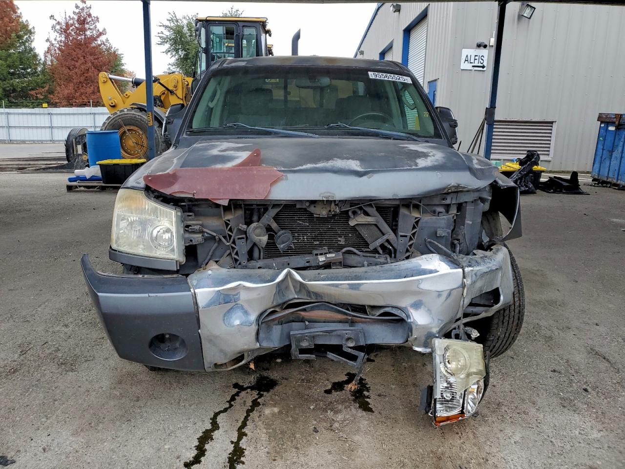 2004 Nissan Titan Xe Gray vin: 1N6AA07A84N589966