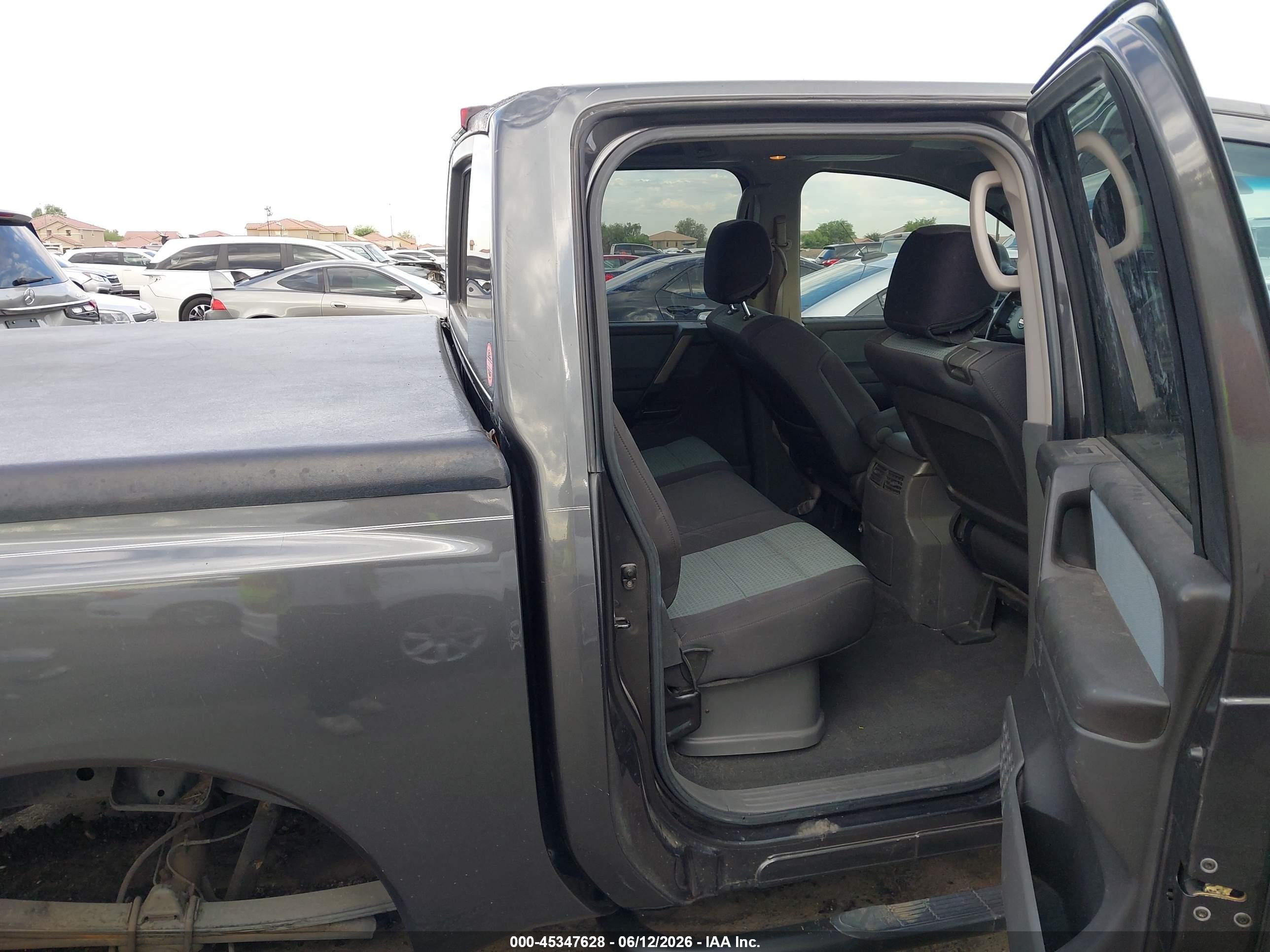 2005 Nissan Titan Se Gray vin: 1N6AA07A85N540610