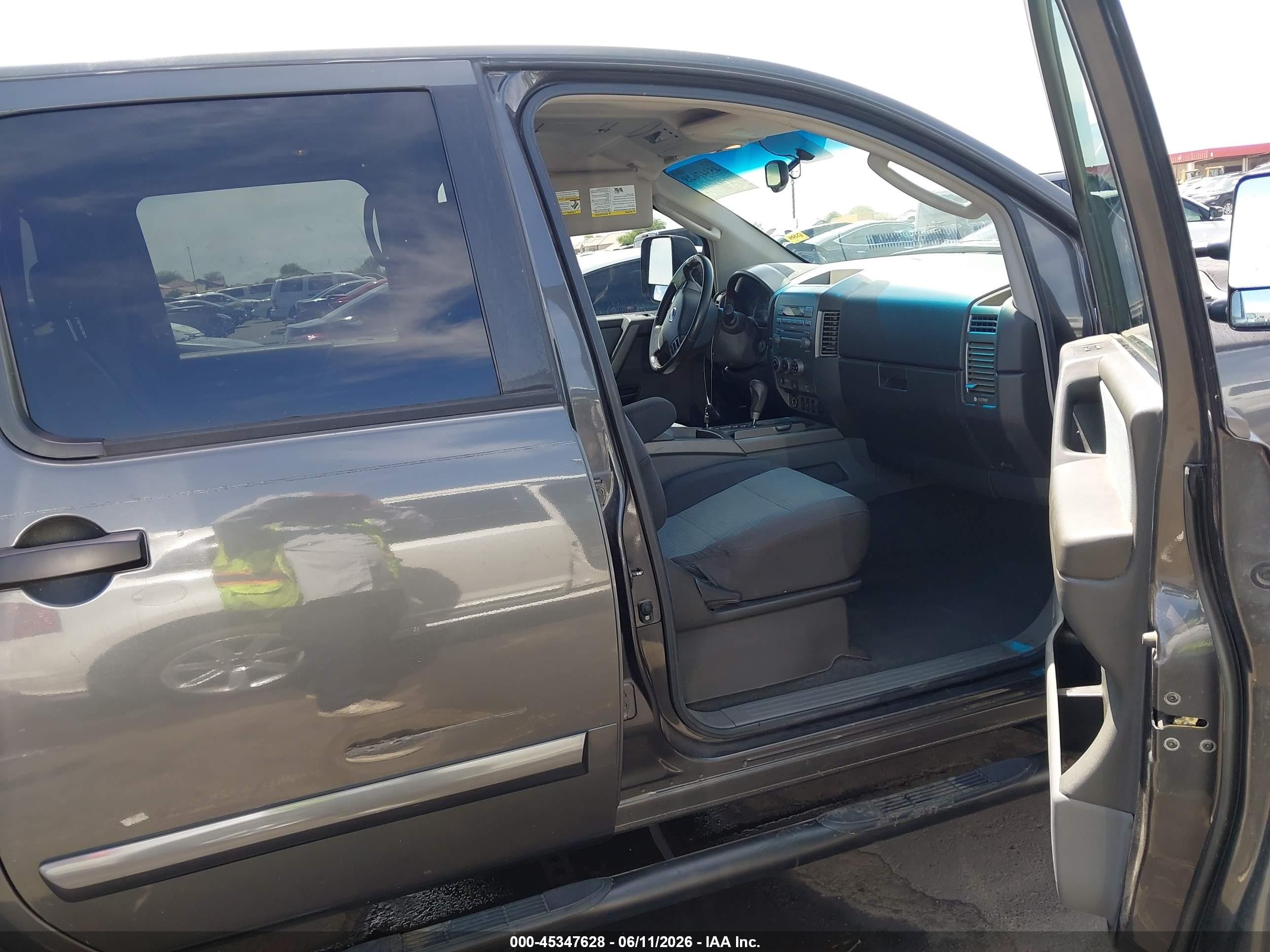 2005 Nissan Titan Se Gray vin: 1N6AA07A85N540610