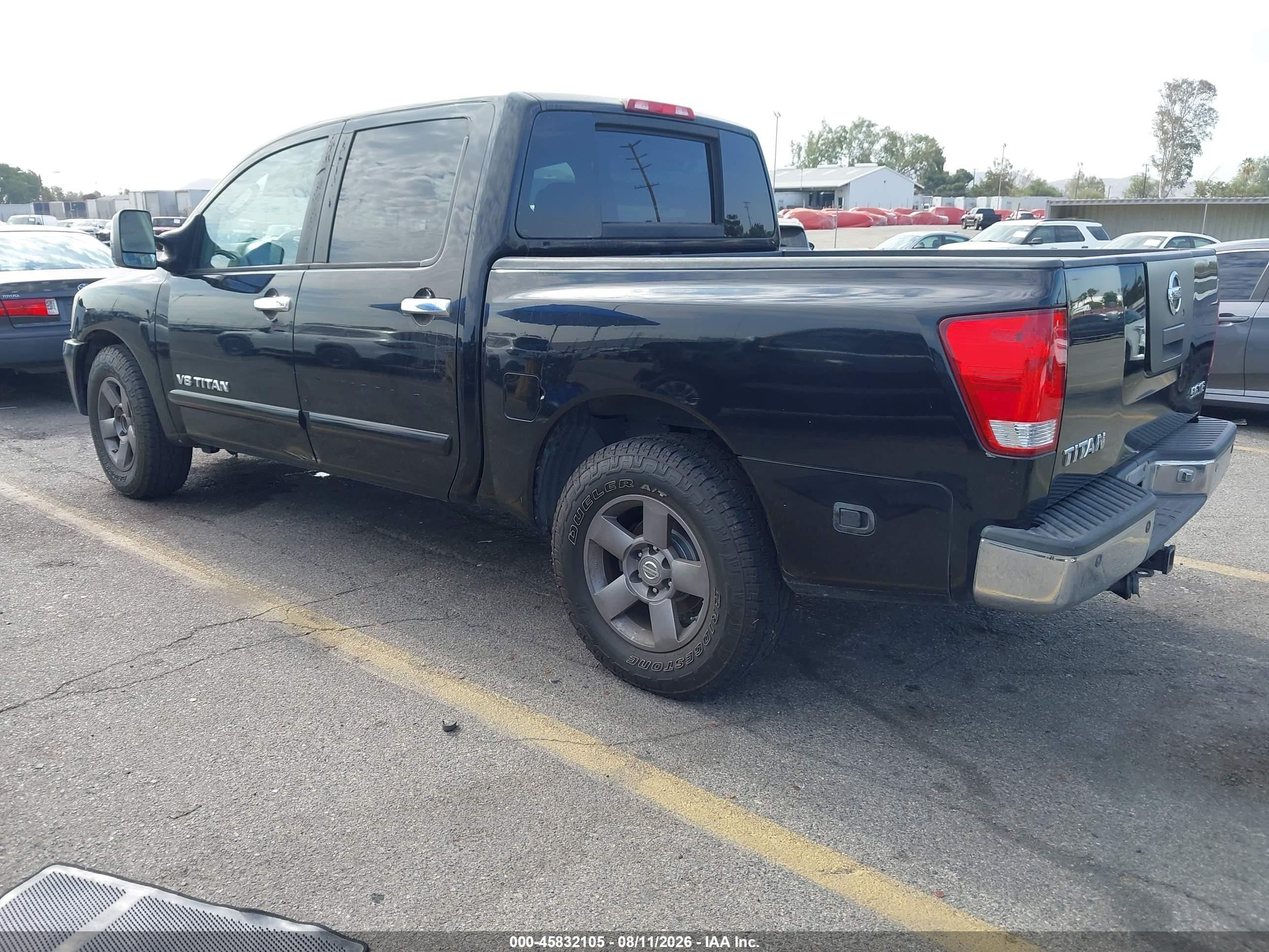 2005 Nissan Titan Se Black vin: 1N6AA07A95N506580