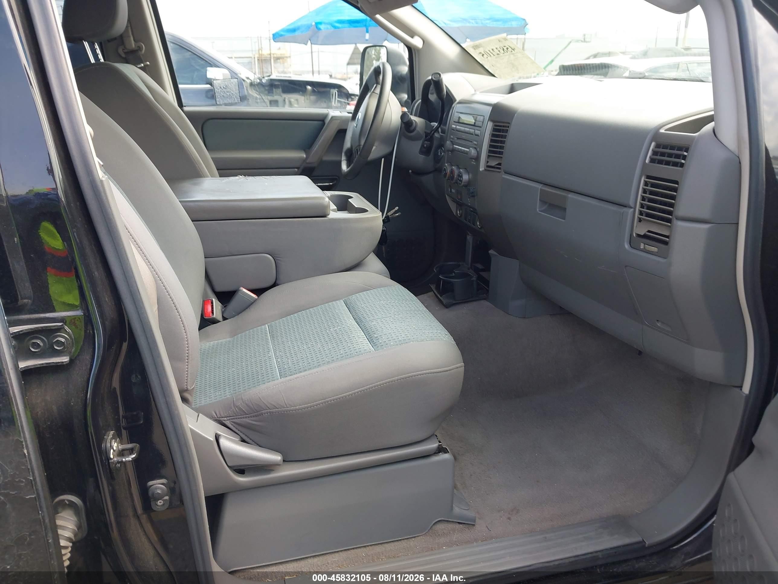 2005 Nissan Titan Se Black vin: 1N6AA07A95N506580