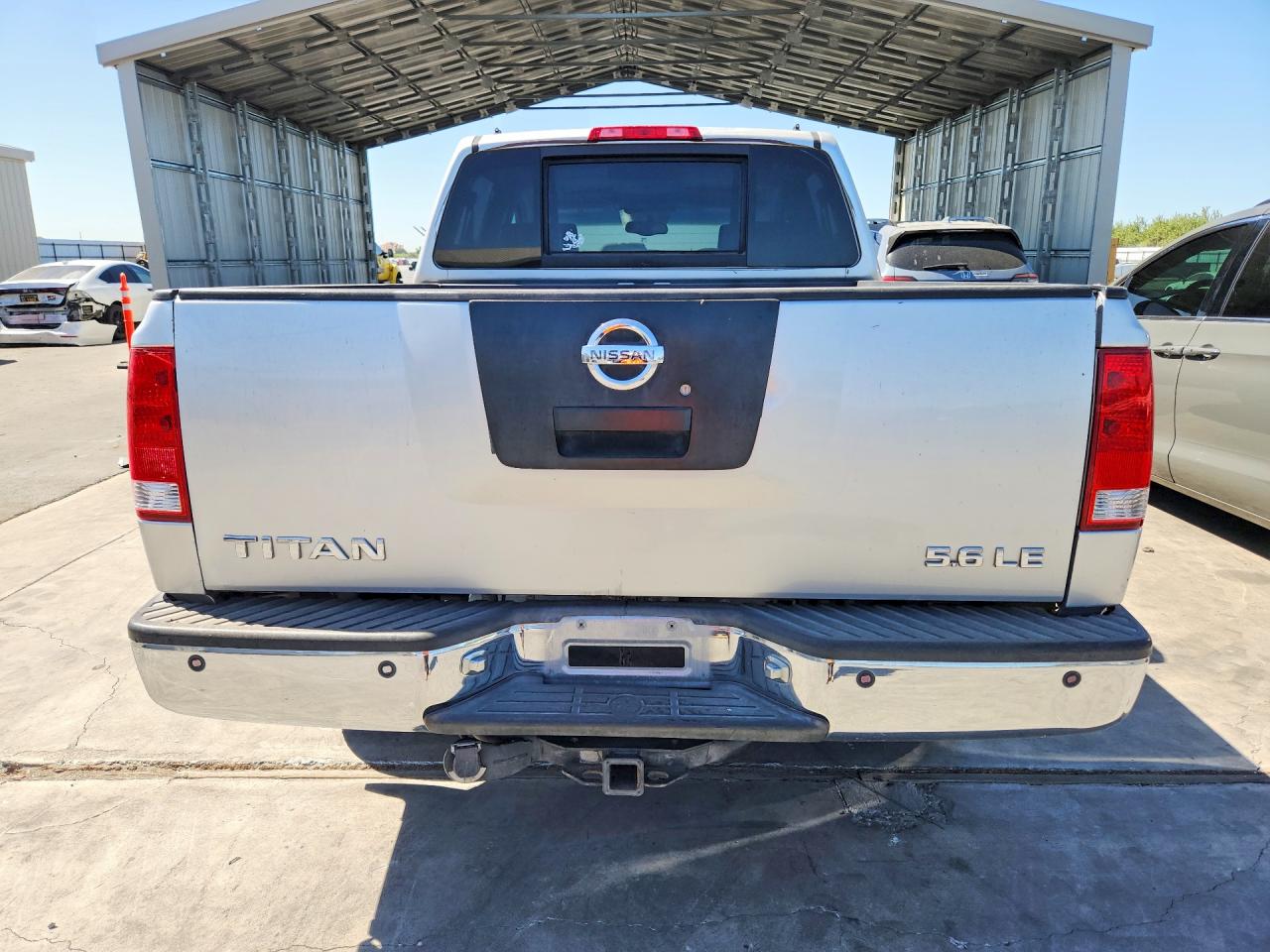 2005 Nissan Titan Xe Silver vin: 1N6AA07A95N510466