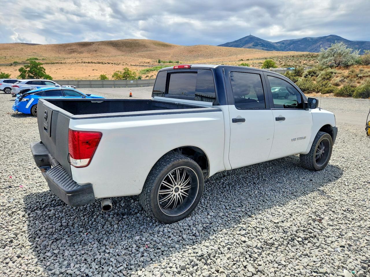 2006 Nissan Titan Xe White vin: 1N6AA07A96N507326