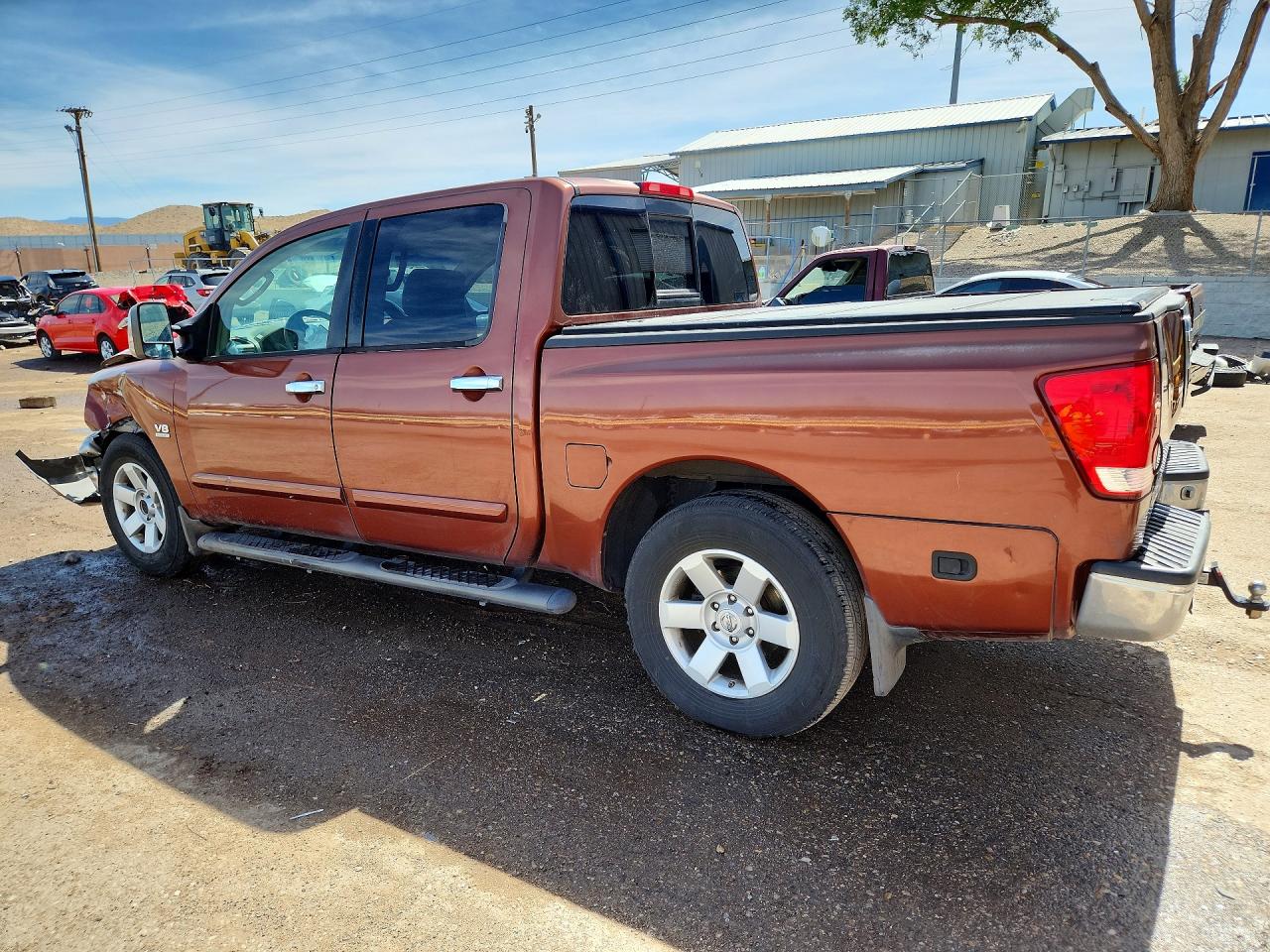 2004 Nissan Titan Xe/se/le Brown vin: 1N6AA07AX4N556144