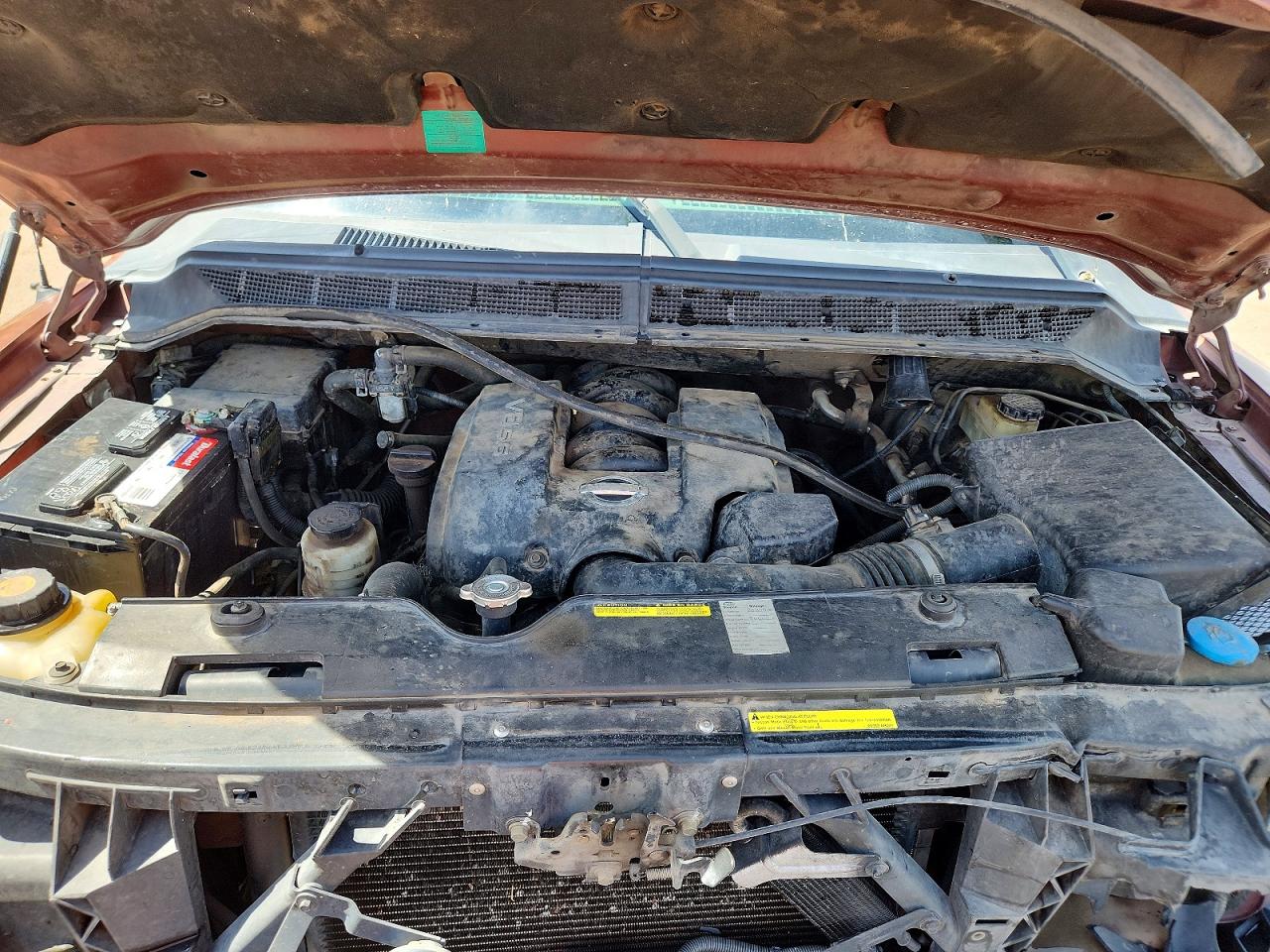 2004 Nissan Titan Xe/se/le Brown vin: 1N6AA07AX4N556144