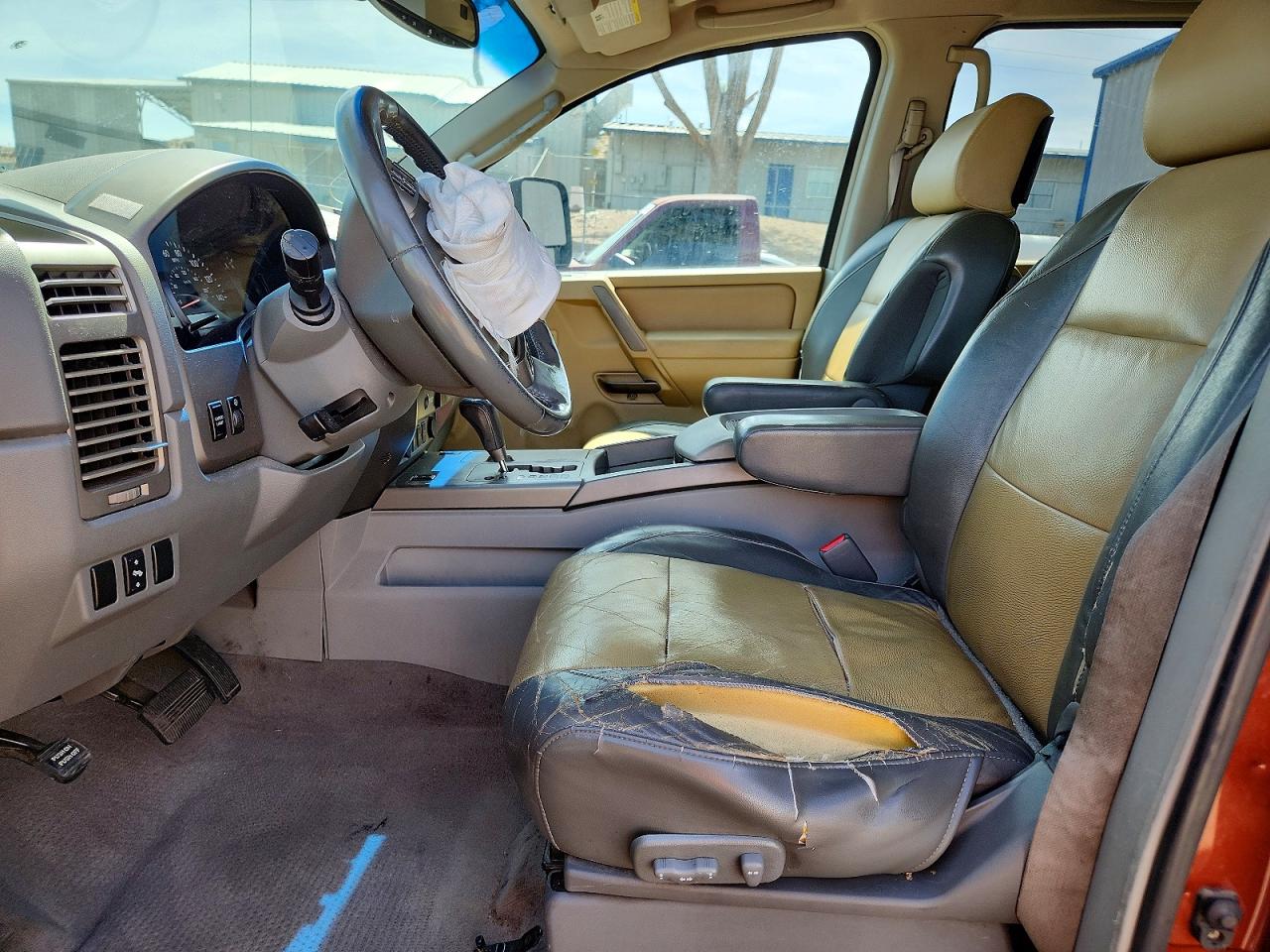 2004 Nissan Titan Xe/se/le Brown vin: 1N6AA07AX4N556144