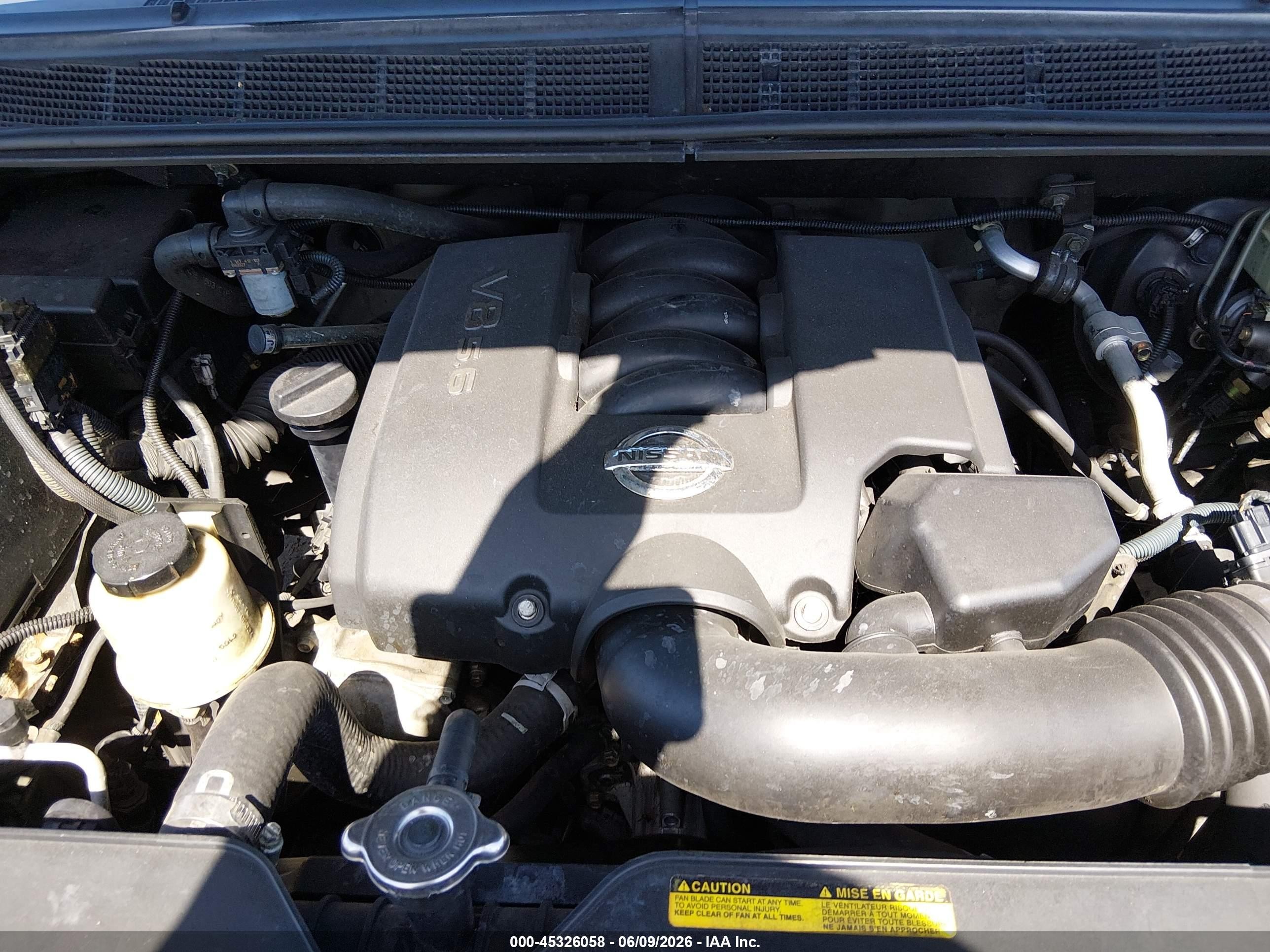2004 Nissan Titan Le Silver vin: 1N6AA07AX4N570223