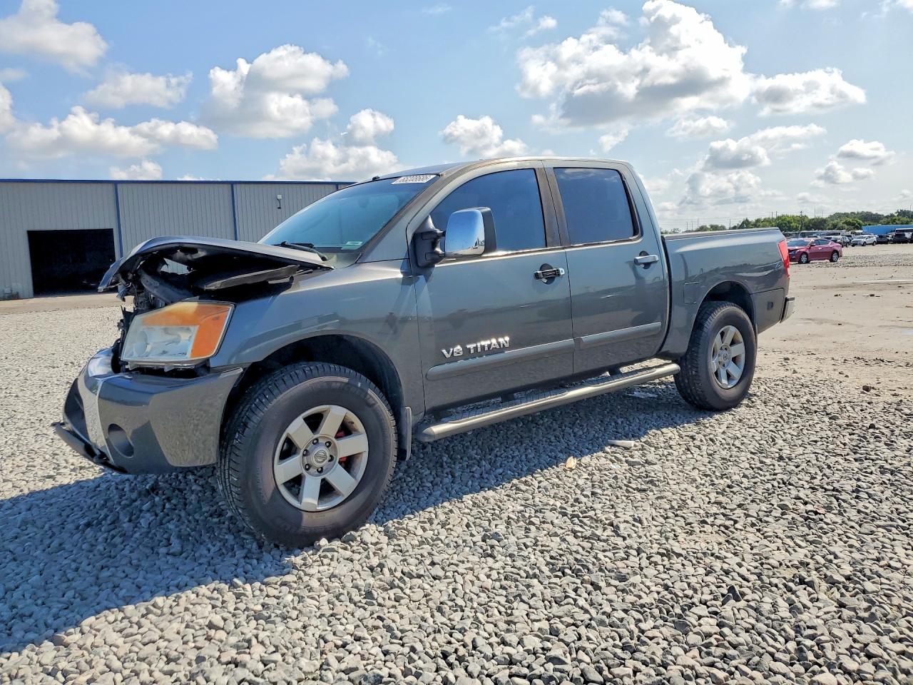 2005 Nissan Titan Xe Gray vin: 1N6AA07AX5N577013