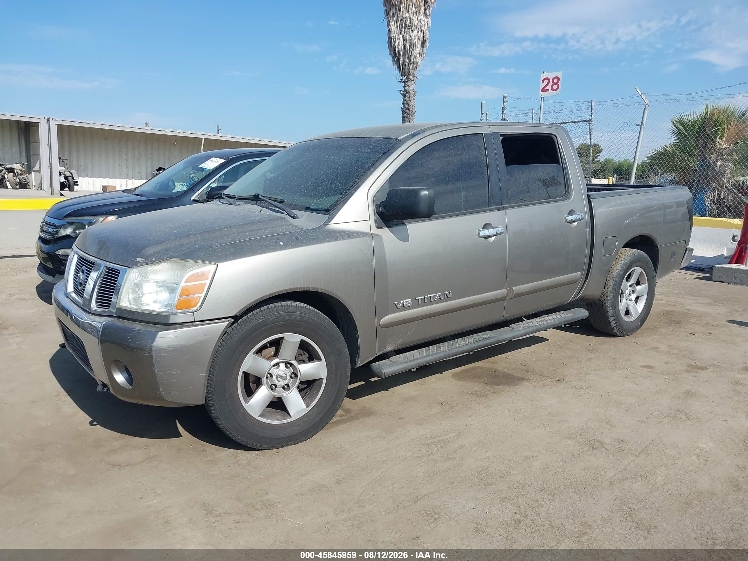 2006 Nissan Titan Se Gray vin: 1N6AA07AX6N540500