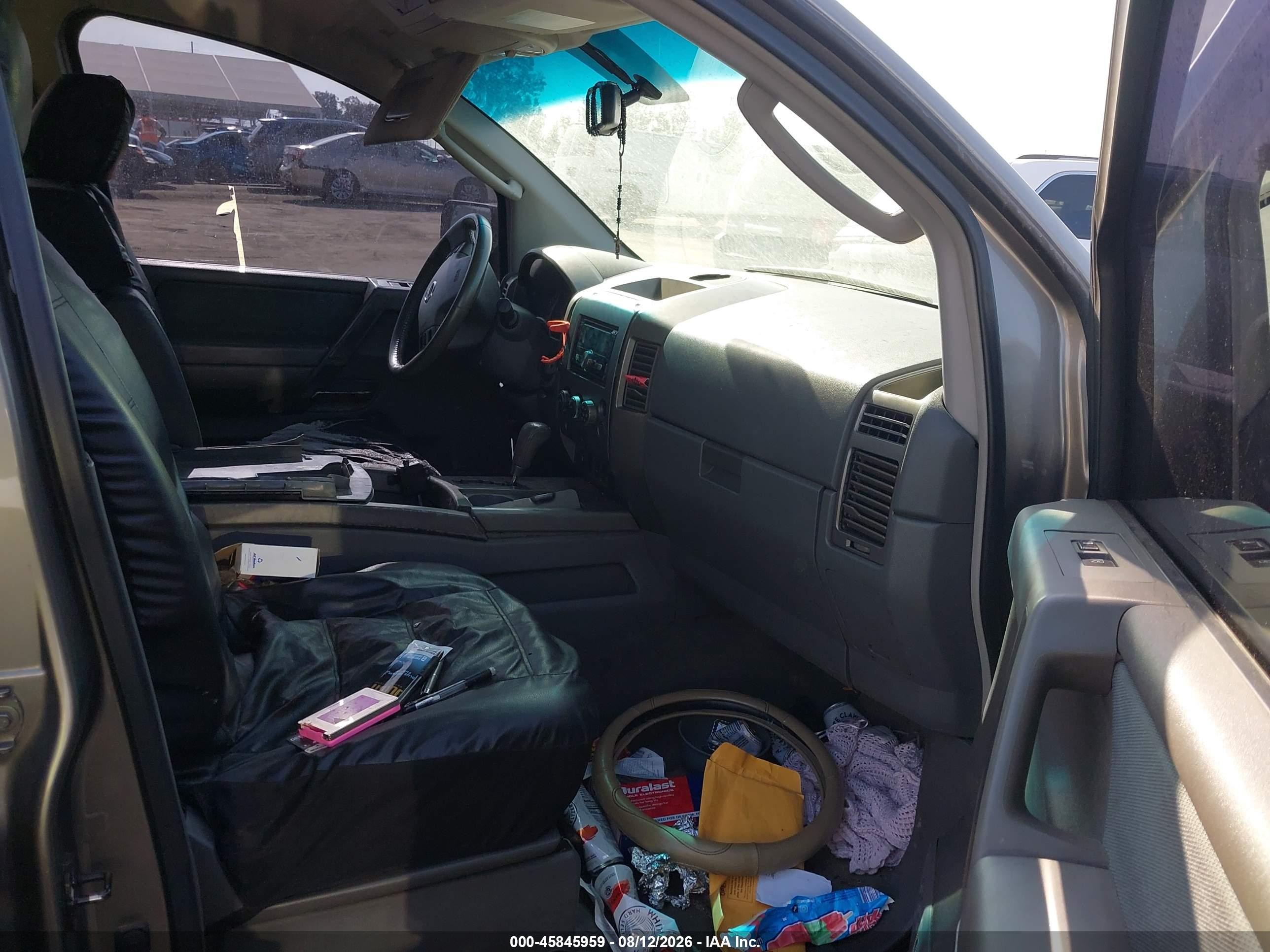 2006 Nissan Titan Se Gray vin: 1N6AA07AX6N540500