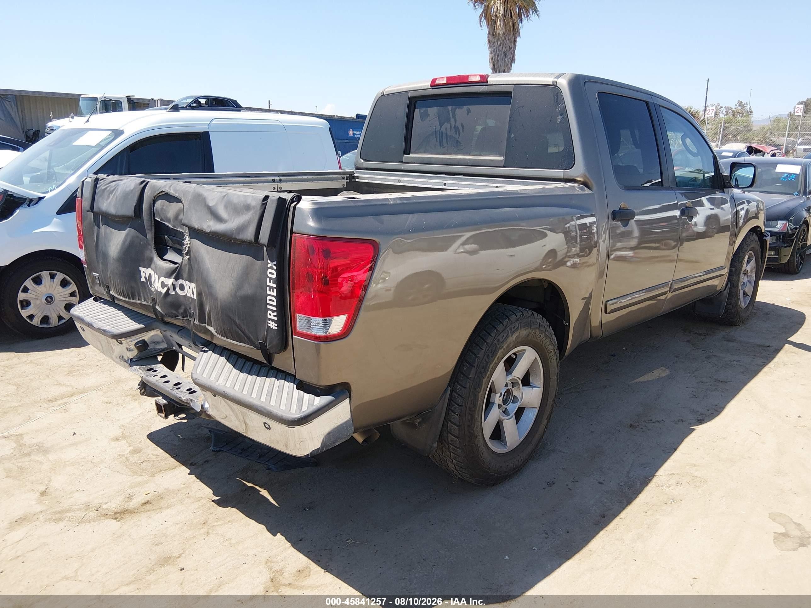 2007 Nissan Titan Se Pewter vin: 1N6AA07AX7N205724