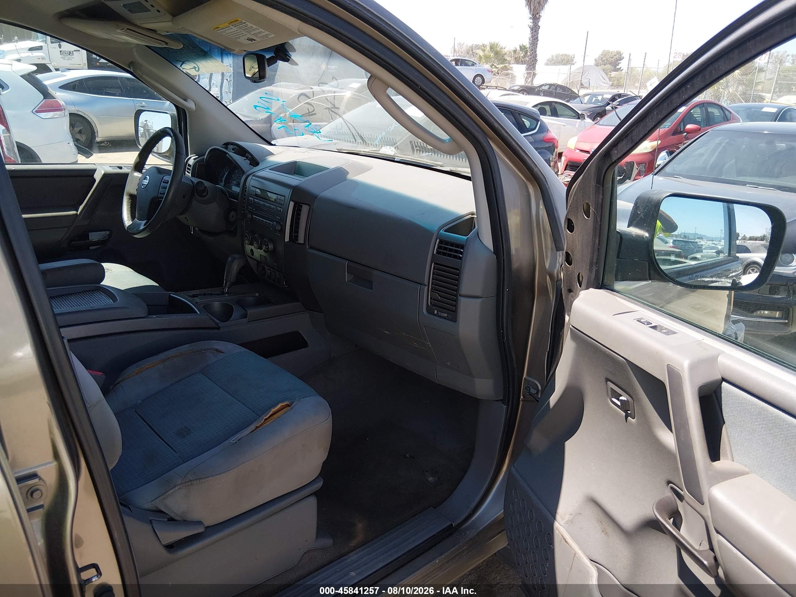 2007 Nissan Titan Se Pewter vin: 1N6AA07AX7N205724