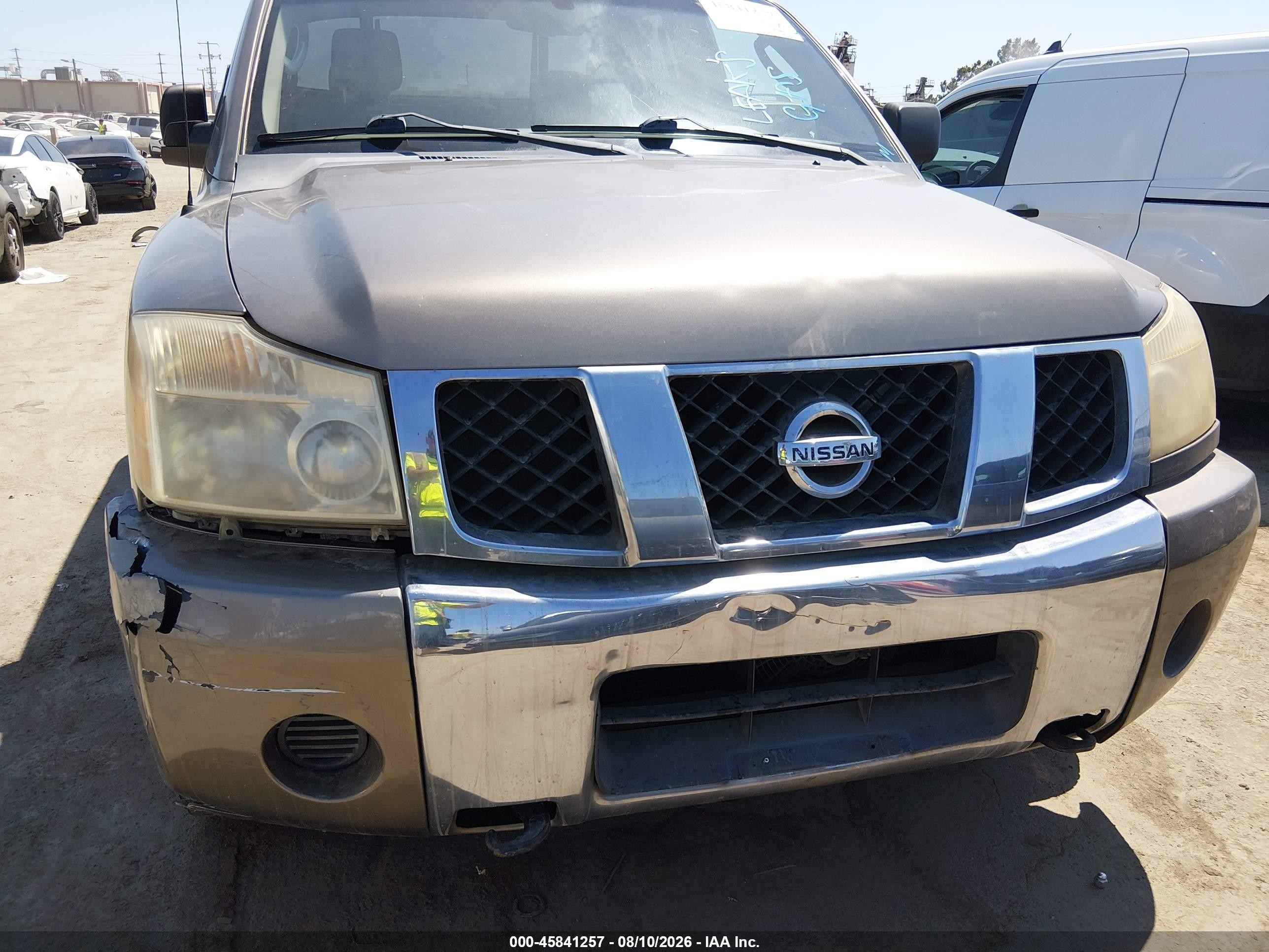 2007 Nissan Titan Se Pewter vin: 1N6AA07AX7N205724