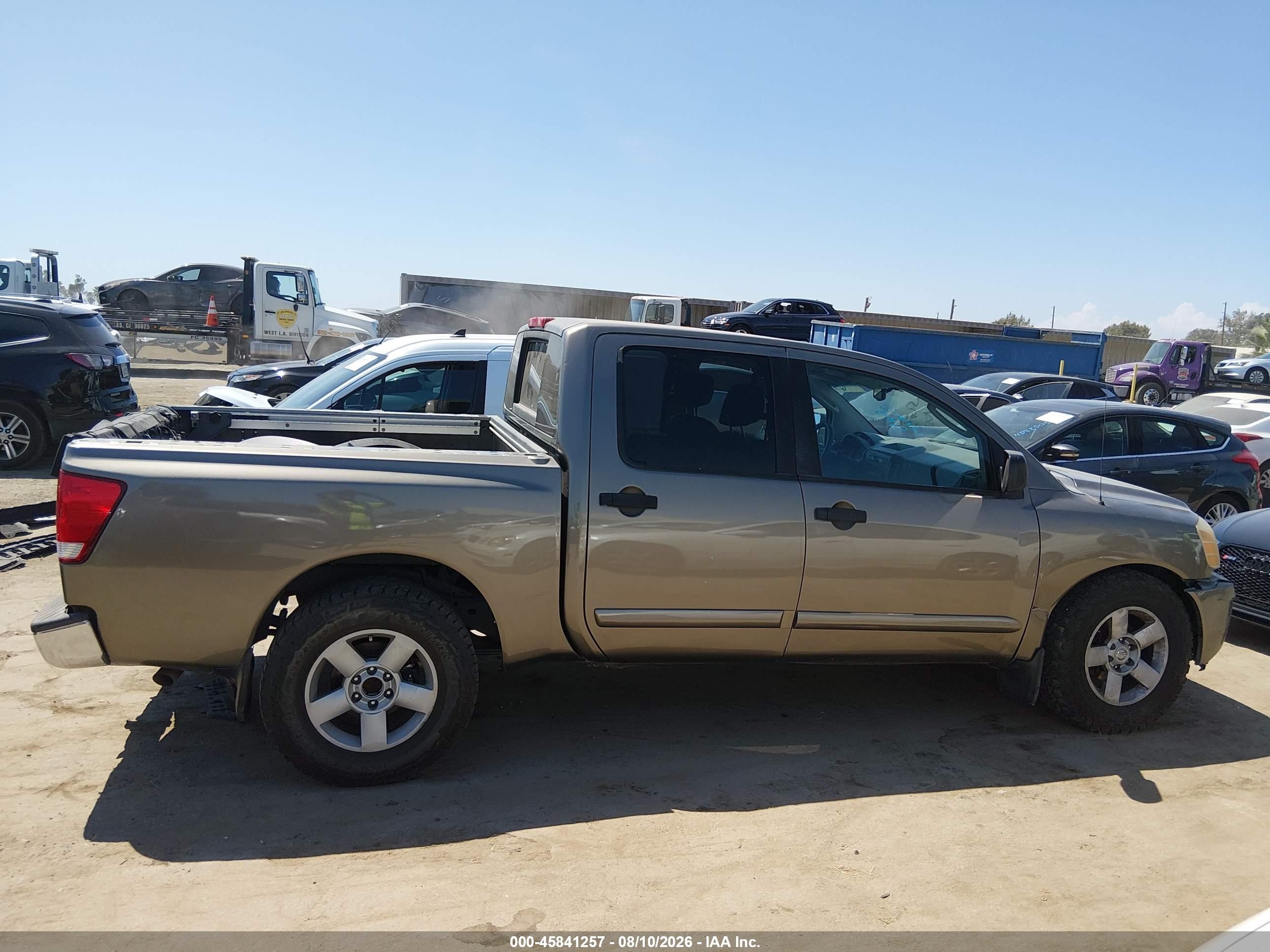 2007 Nissan Titan Se Pewter vin: 1N6AA07AX7N205724