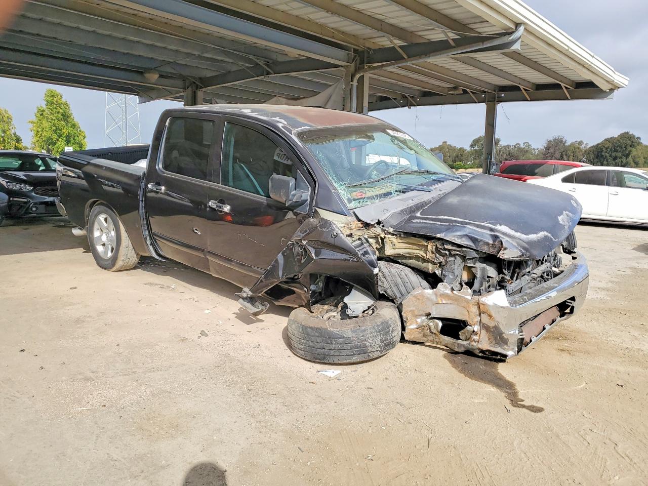 2007 Nissan Titan Xe Black vin: 1N6AA07AX7N223818