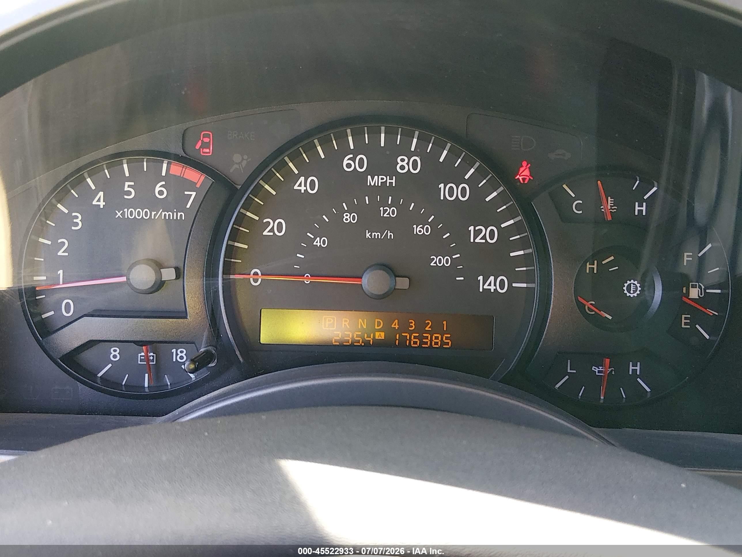 2007 Nissan Titan Se Dark Blue vin: 1N6AA07AX7N241266