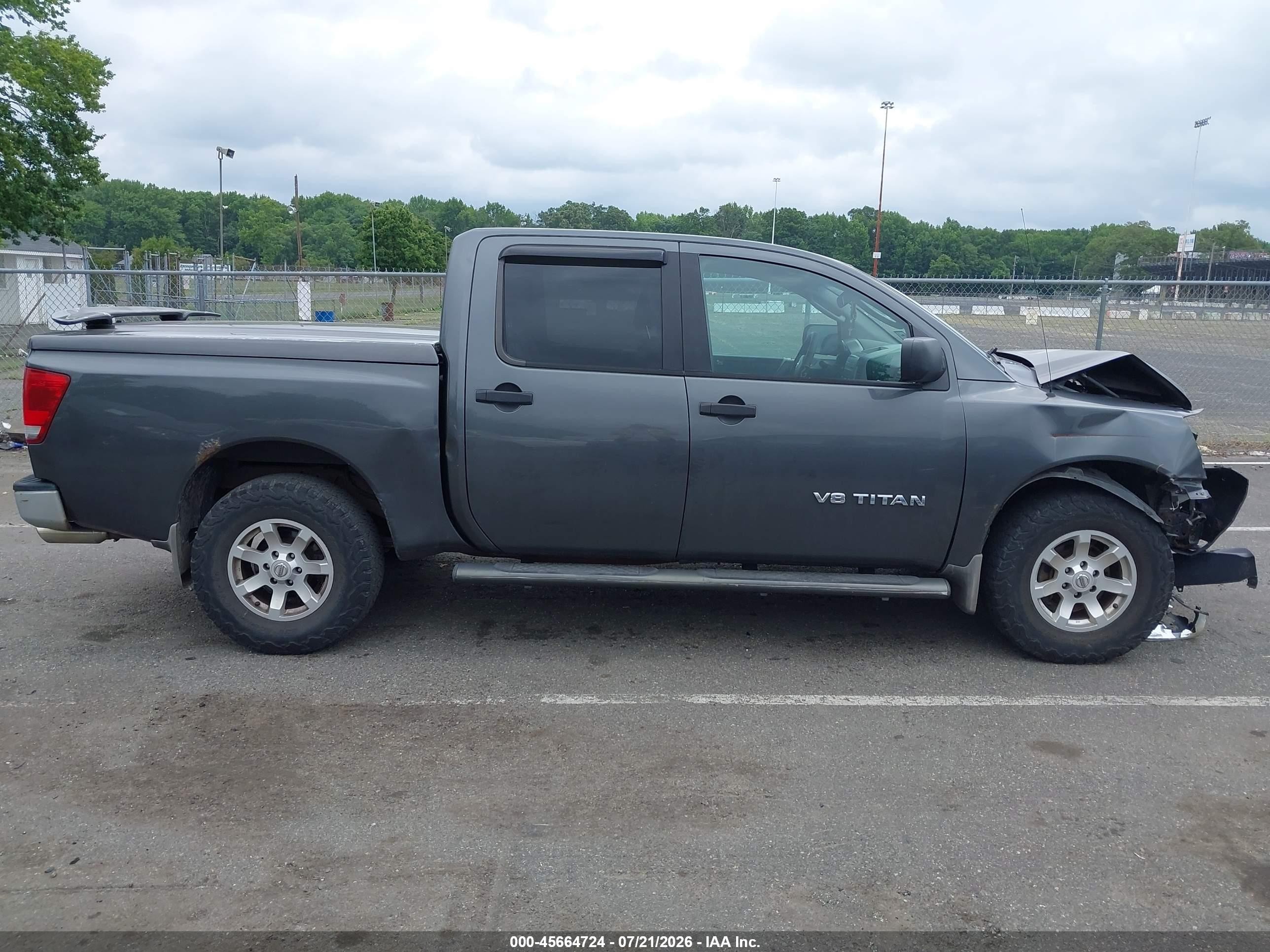 2006 Nissan Titan Xe Gray vin: 1N6AA07B06N520619