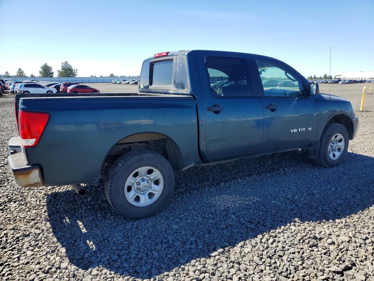 2007 Nissan Titan Xe Green vin: 1N6AA07B07N202064