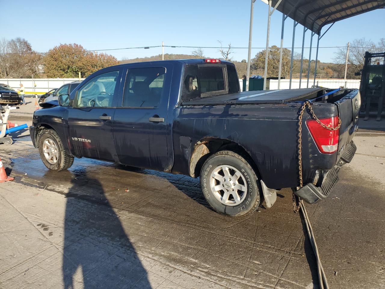 2007 Nissan Titan Xe Blue vin: 1N6AA07B07N204347