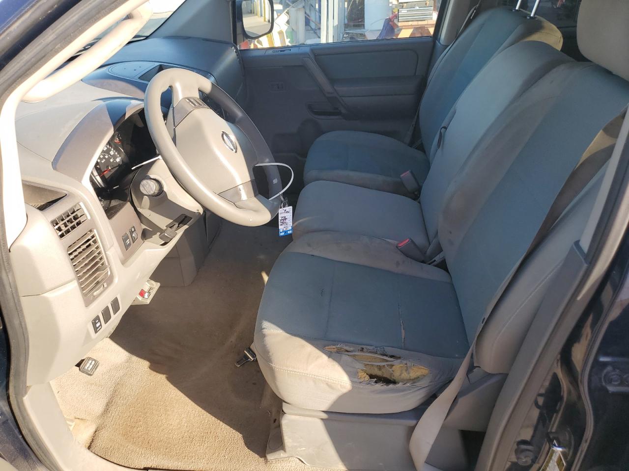 2007 Nissan Titan Xe Blue vin: 1N6AA07B07N204347