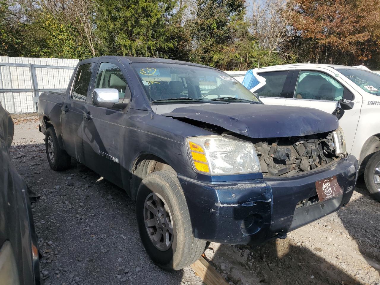 2007 Nissan Titan Xe Blue vin: 1N6AA07B07N204347