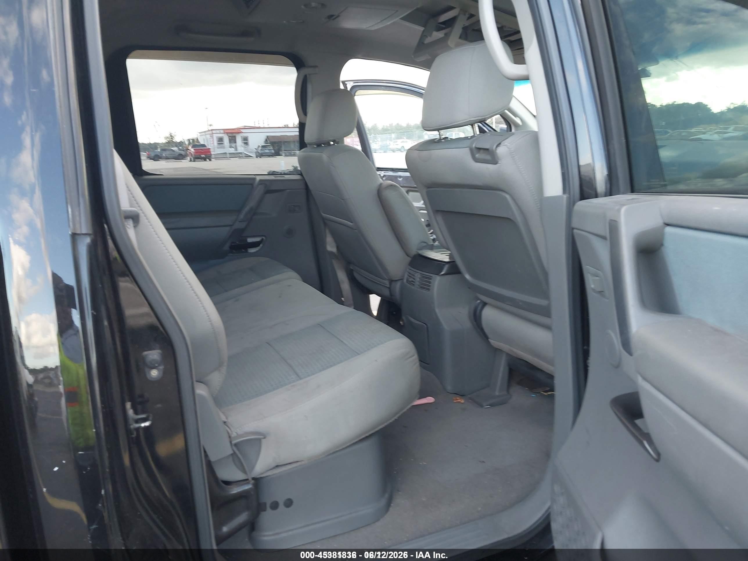 2007 Nissan Titan Se Black vin: 1N6AA07B07N215929