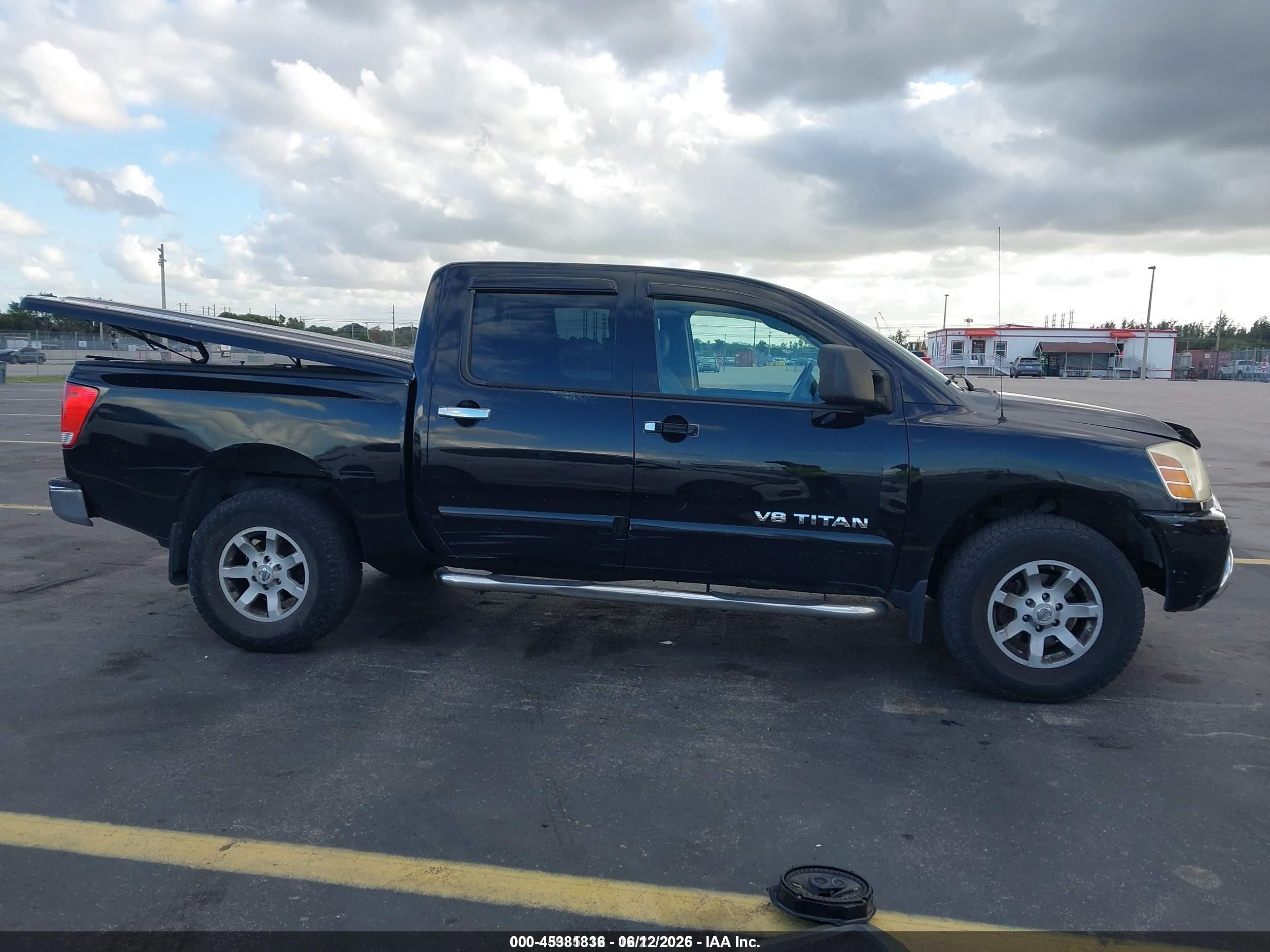 2007 Nissan Titan Se Black vin: 1N6AA07B07N215929