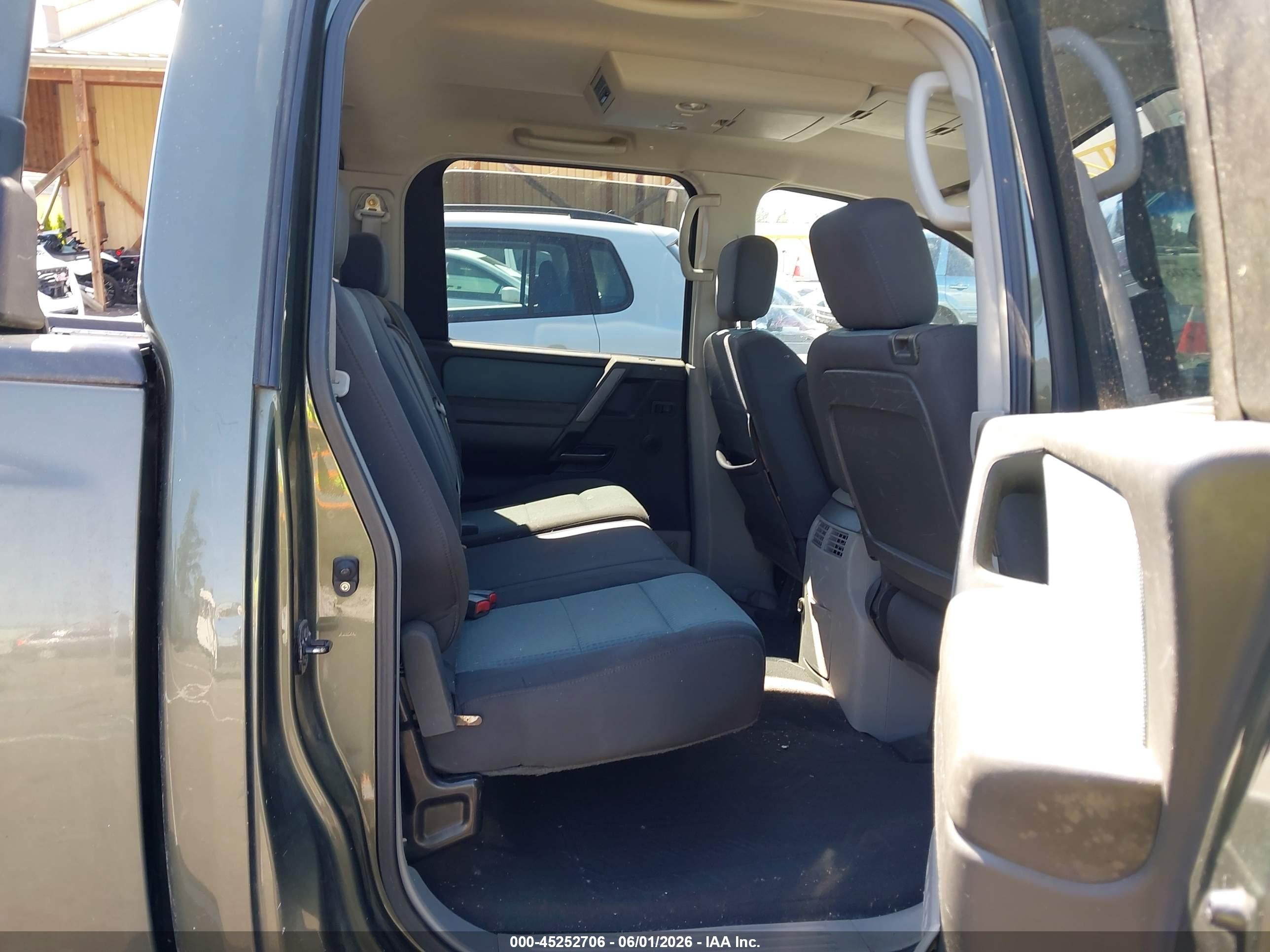 2004 Nissan Titan Se Green vin: 1N6AA07B14N522196