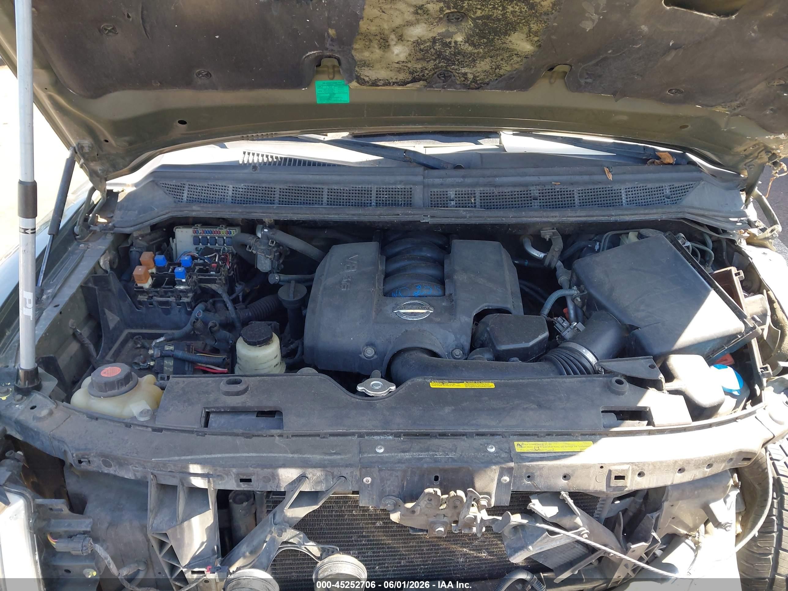 2004 Nissan Titan Se Green vin: 1N6AA07B14N522196