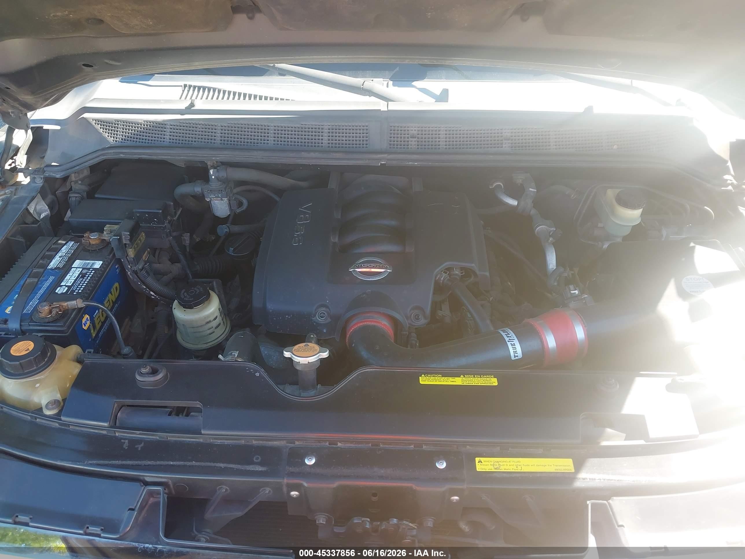 2005 Nissan Titan Le Серый vin: 1N6AA07B15N510518