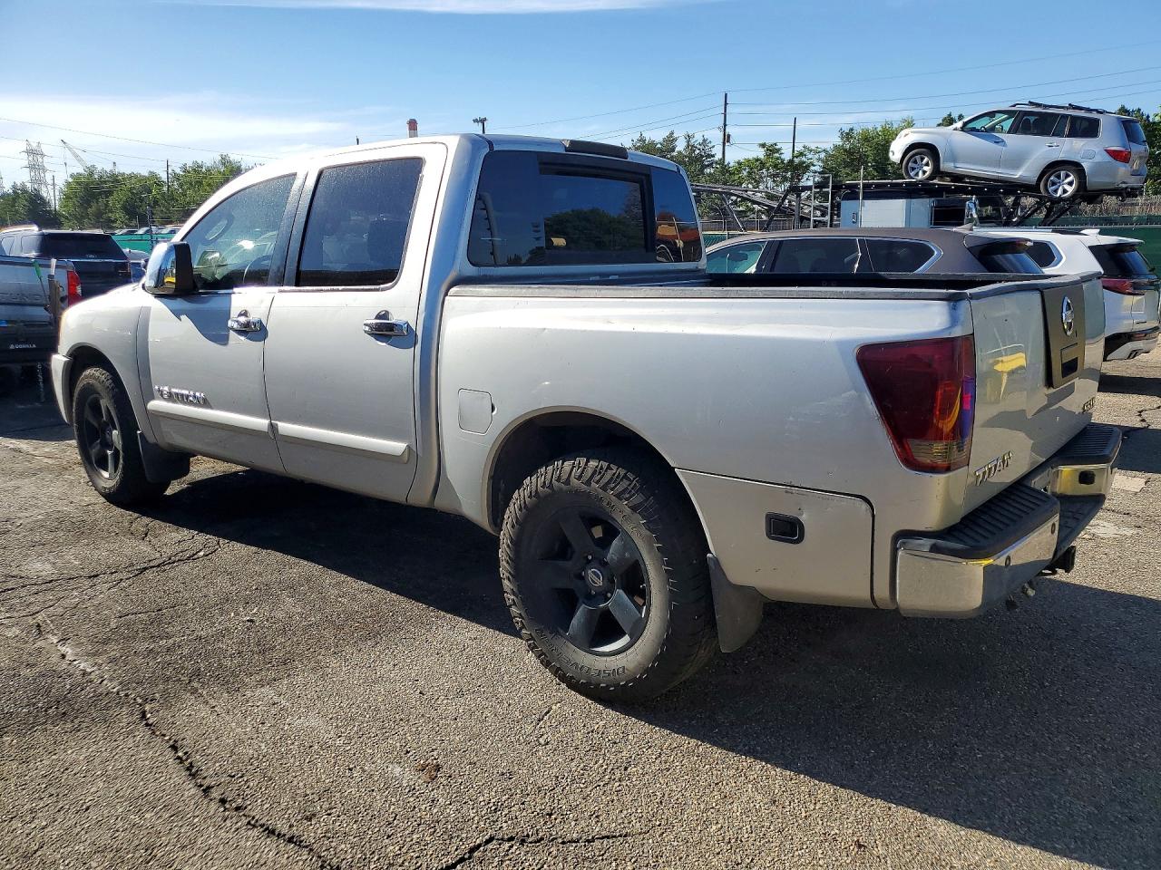 2005 Nissan Titan Xe Silver vin: 1N6AA07B35N560515
