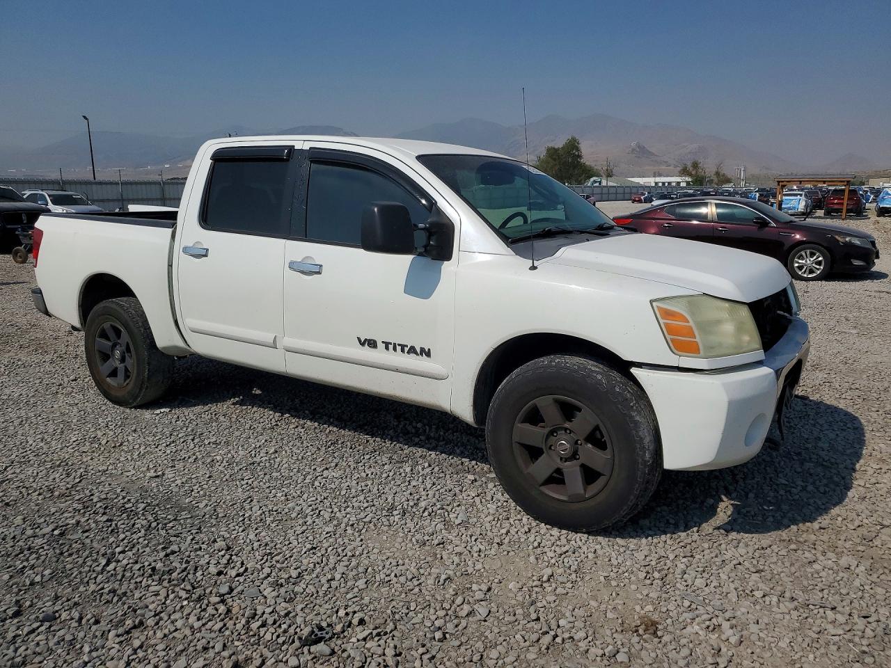 2006 Nissan Titan Xe White vin: 1N6AA07B36N524907