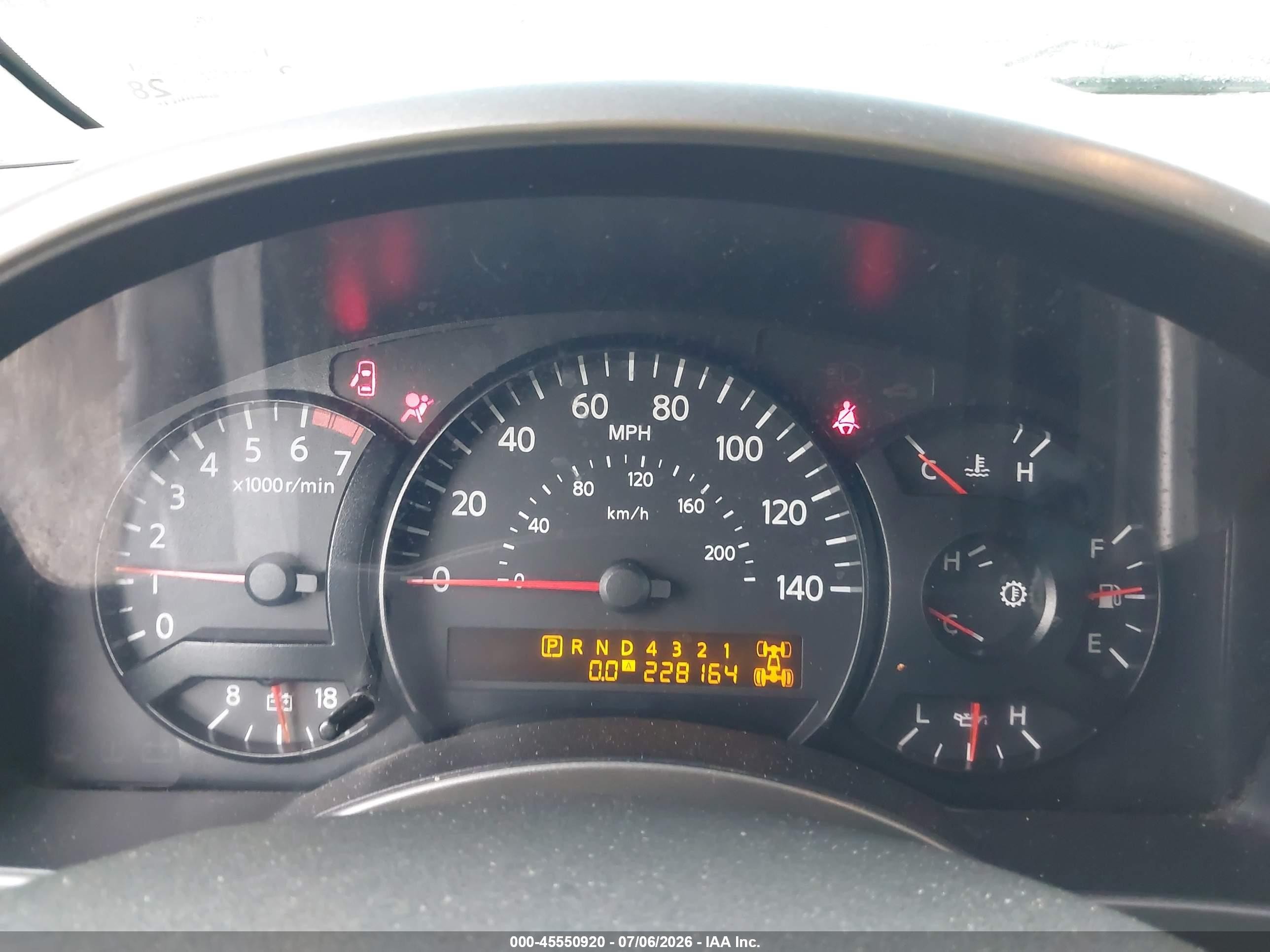 2007 Nissan Titan Le Blue vin: 1N6AA07B37N207016