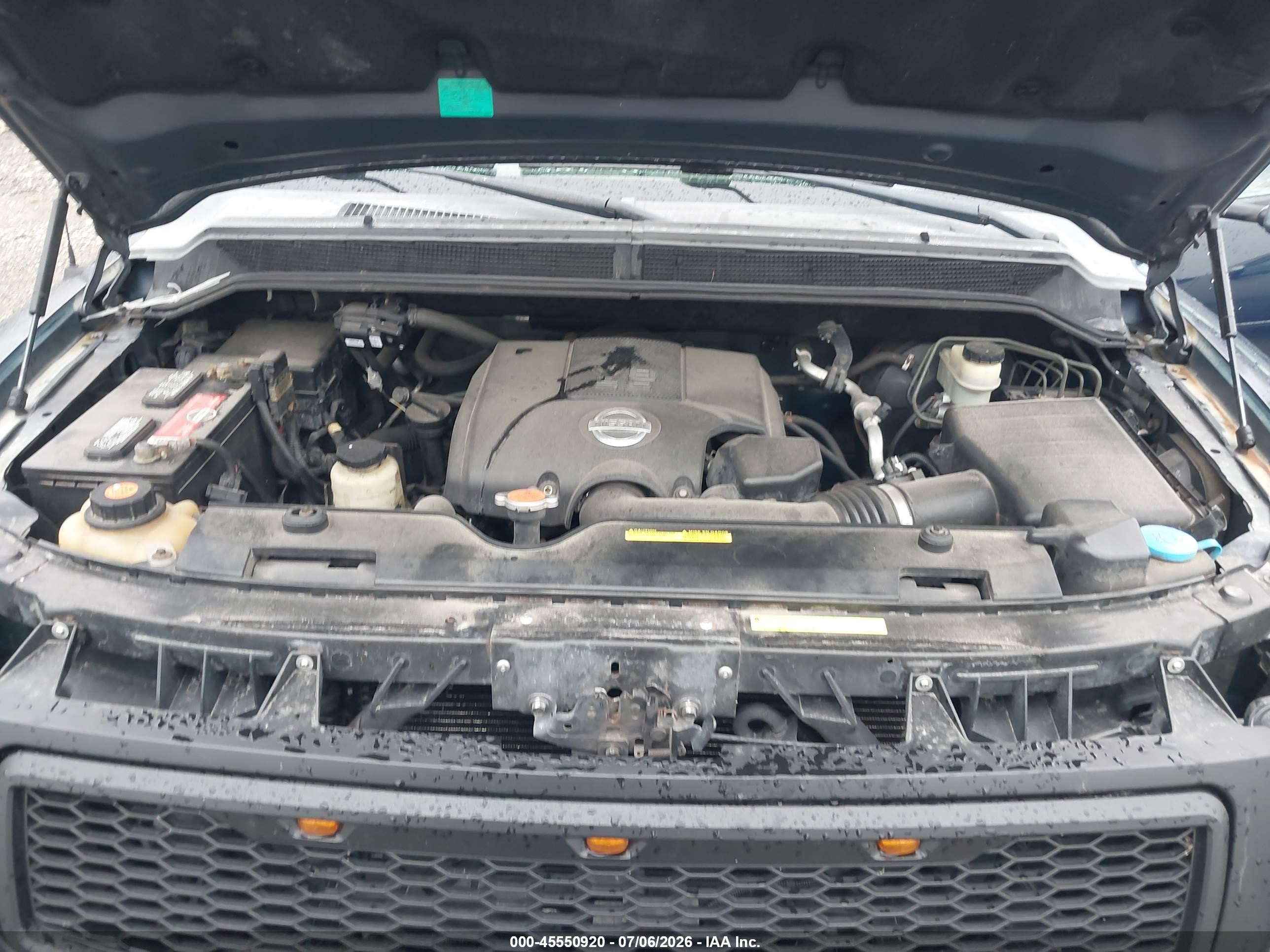 2007 Nissan Titan Le Blue vin: 1N6AA07B37N207016