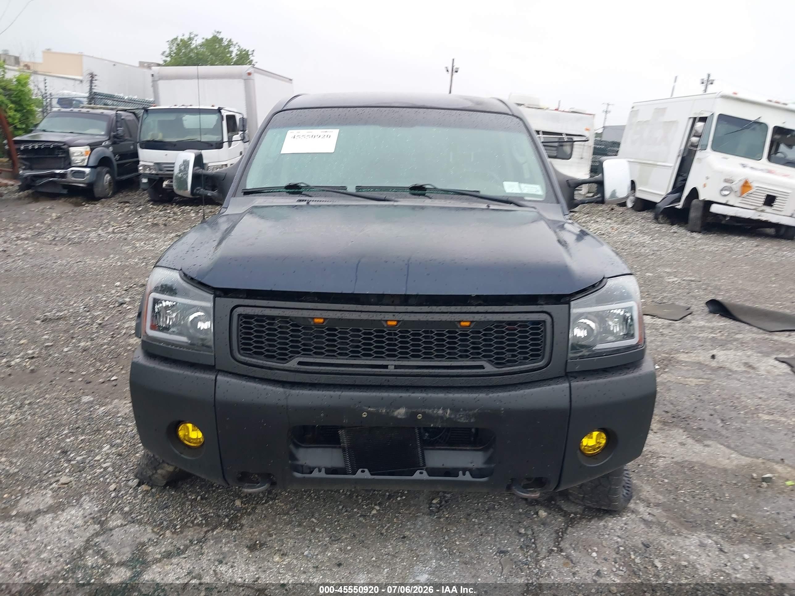 2007 Nissan Titan Le Blue vin: 1N6AA07B37N207016