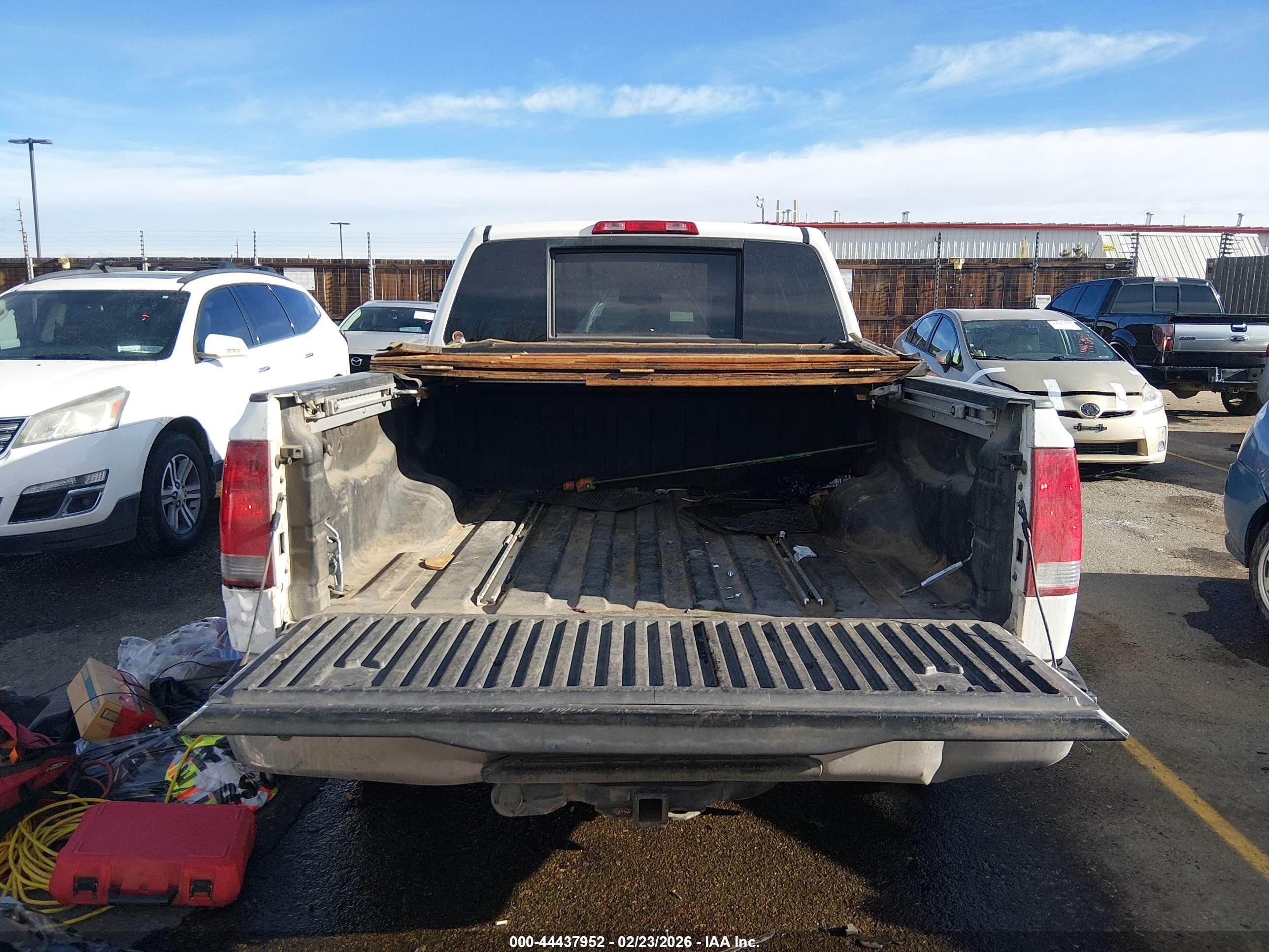 2006 Nissan Titan Le White vin: 1N6AA07B46N506514