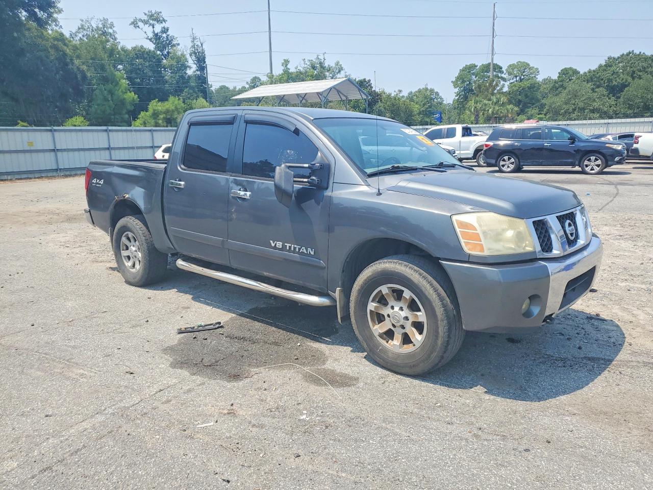 2006 Nissan Titan Xe Gray vin: 1N6AA07B56N525895
