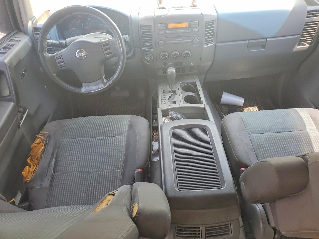 2006 Nissan Titan Xe Gray vin: 1N6AA07B56N525895