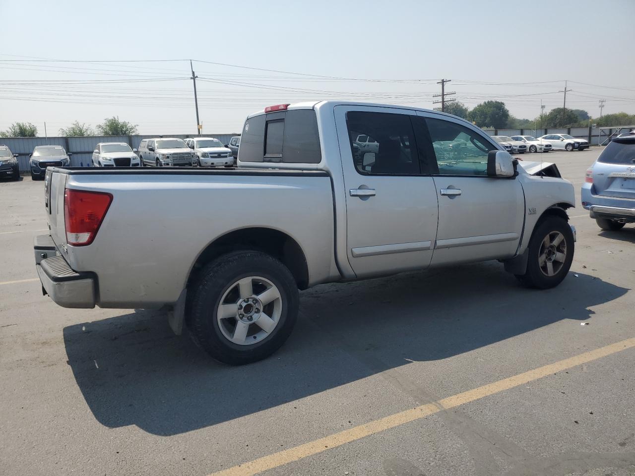 2004 Nissan Titan Xe Silver vin: 1N6AA07B64N522033