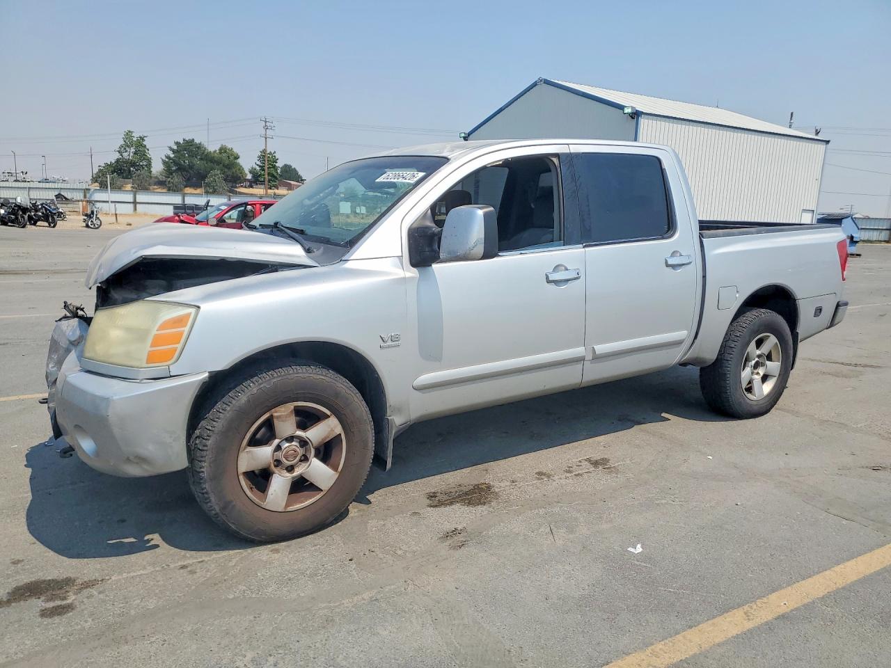 2004 Nissan Titan Xe Silver vin: 1N6AA07B64N522033