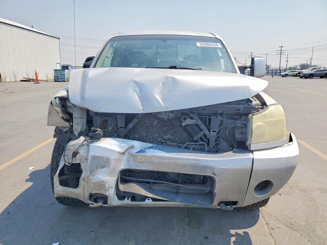 2004 Nissan Titan Xe Silver vin: 1N6AA07B64N522033