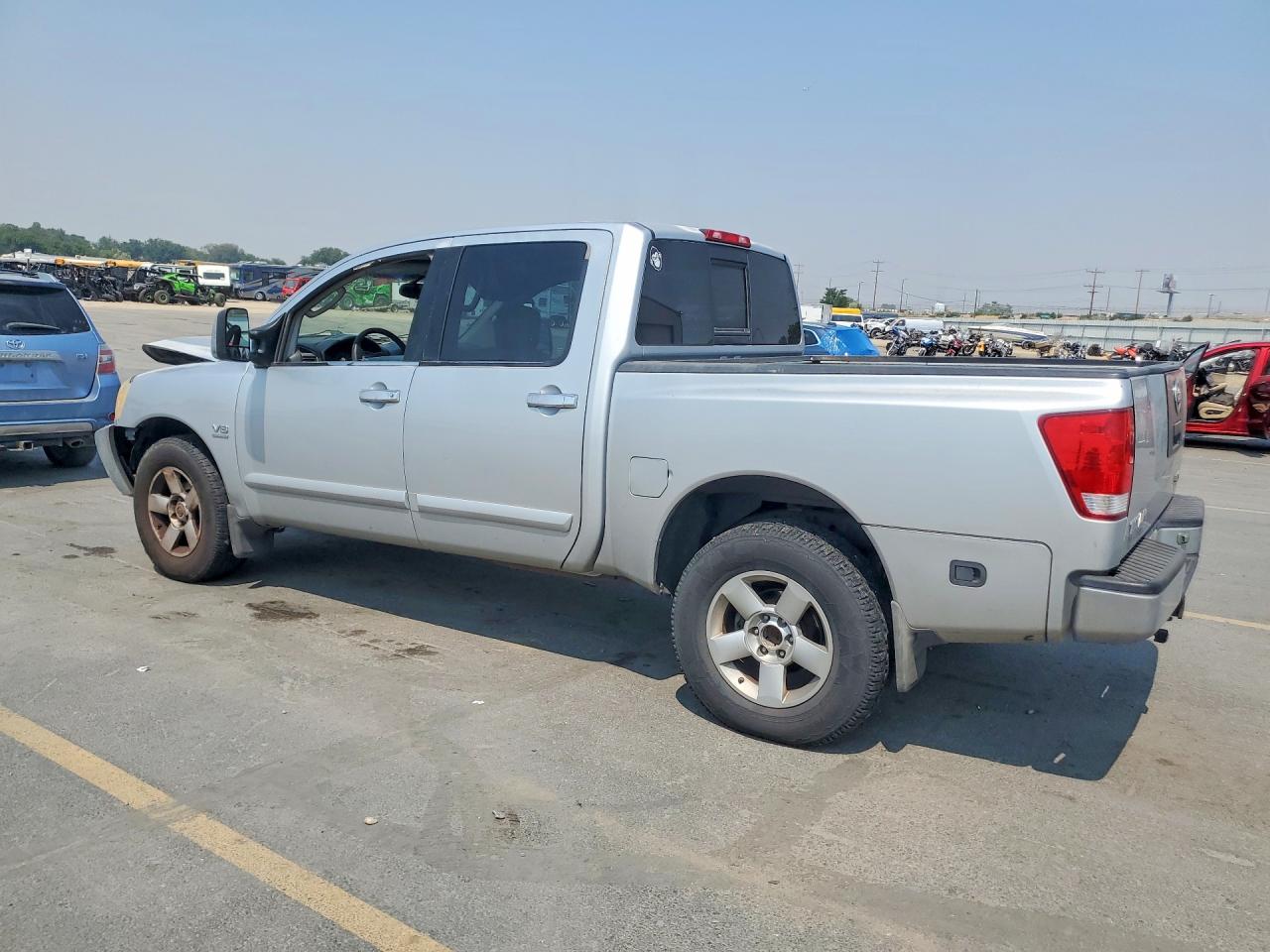 2004 Nissan Titan Xe Silver vin: 1N6AA07B64N522033