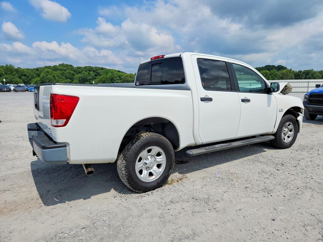 2004 Nissan Titan Xe White vin: 1N6AA07B64N573161