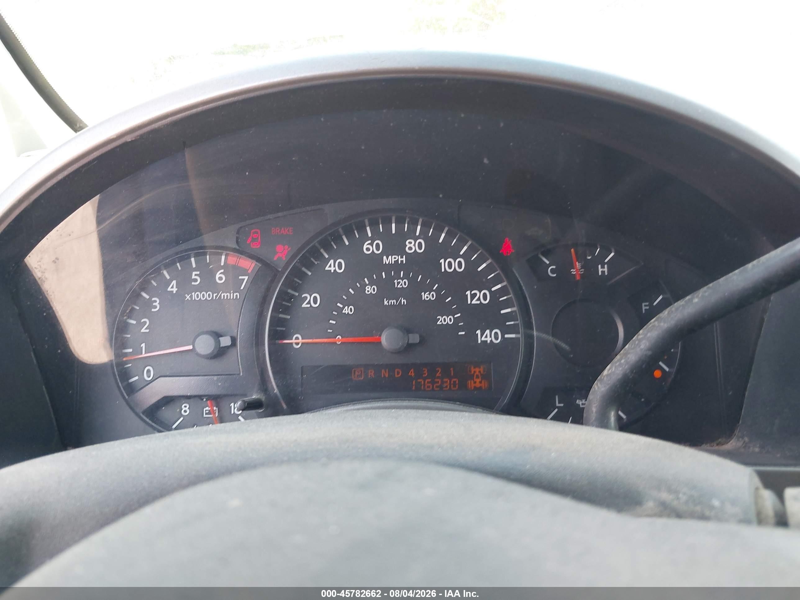 2004 Nissan Titan Xe Черный vin: 1N6AA07B64N579980
