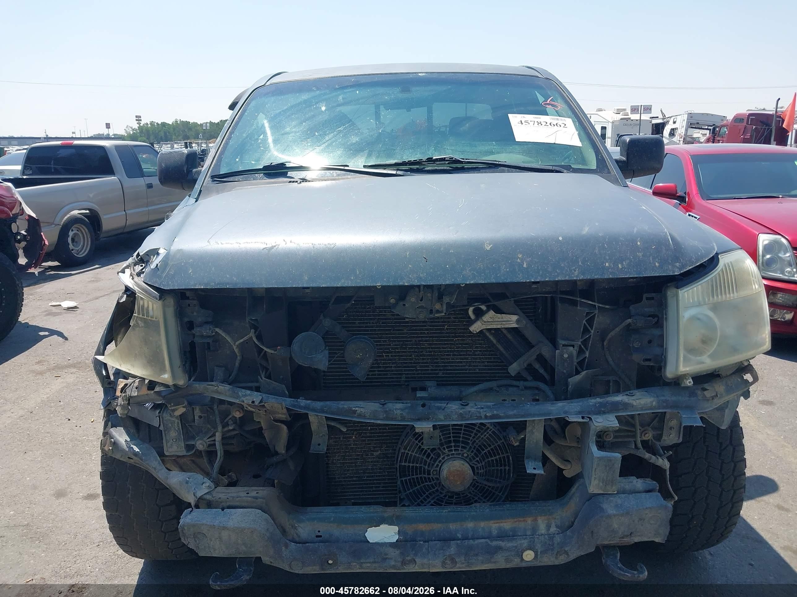 2004 Nissan Titan Xe Черный vin: 1N6AA07B64N579980