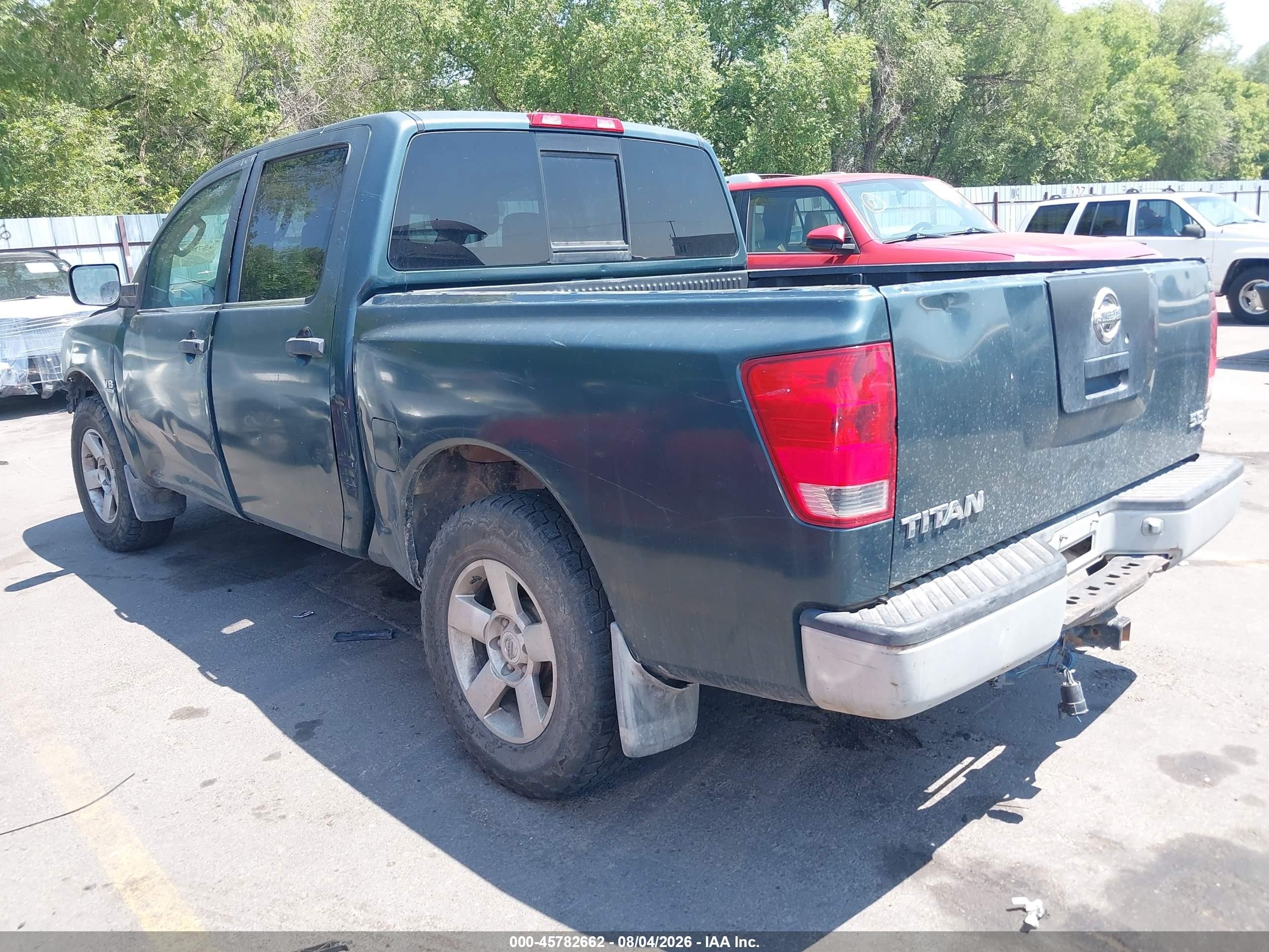 2004 Nissan Titan Xe Черный vin: 1N6AA07B64N579980