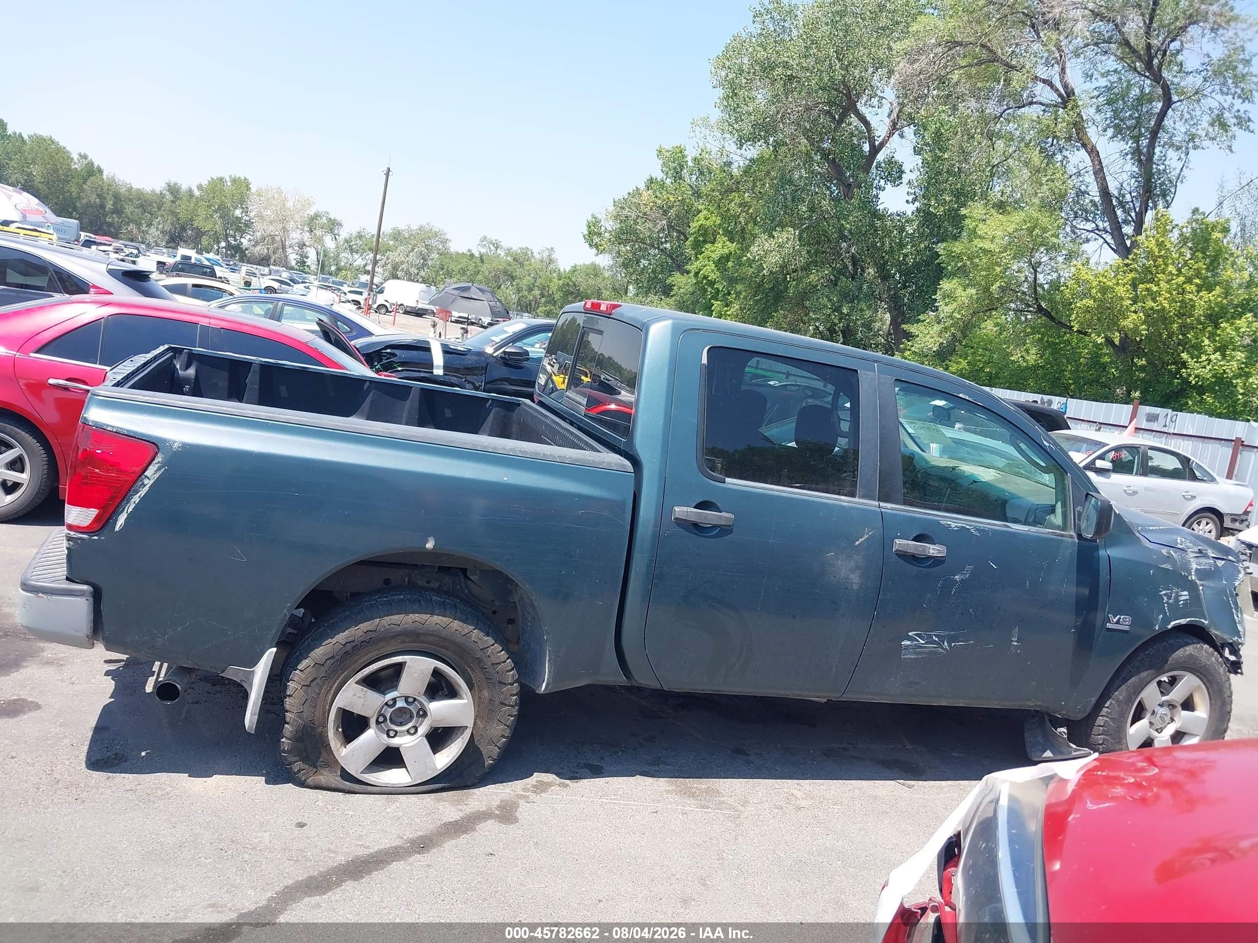 2004 Nissan Titan Xe Черный vin: 1N6AA07B64N579980