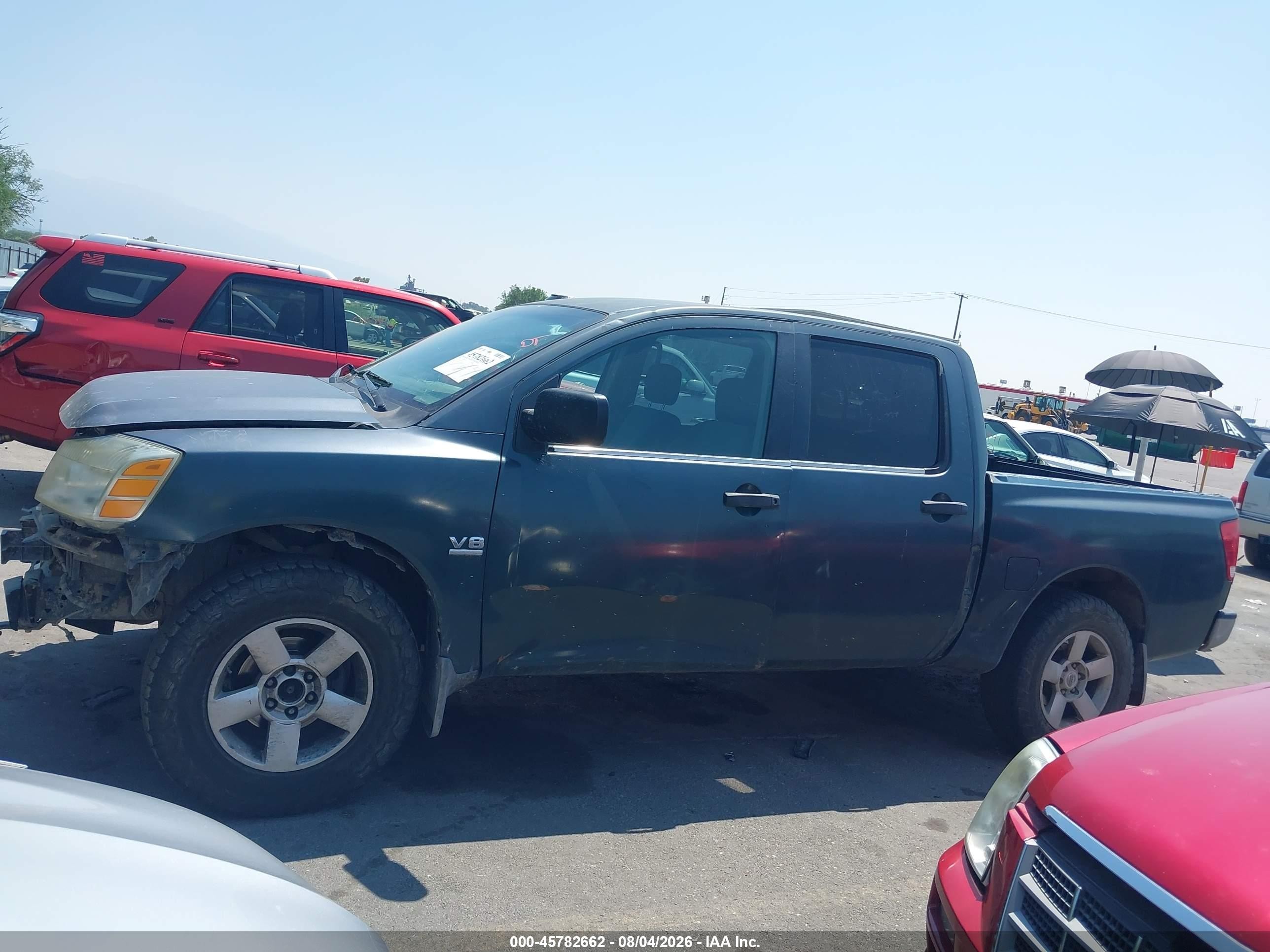 2004 Nissan Titan Xe Черный vin: 1N6AA07B64N579980