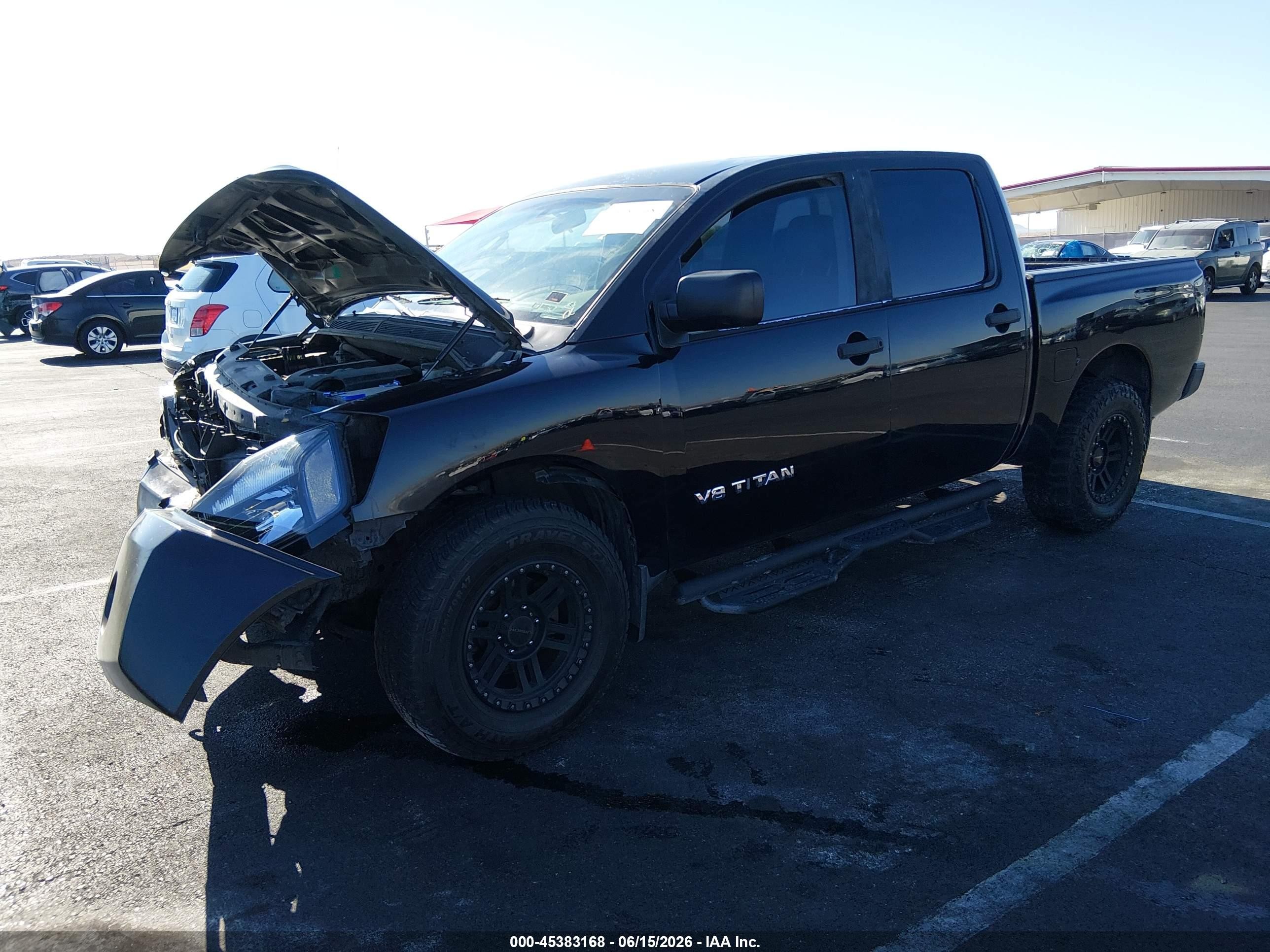 2005 Nissan Titan Xe Black vin: 1N6AA07B65N517979